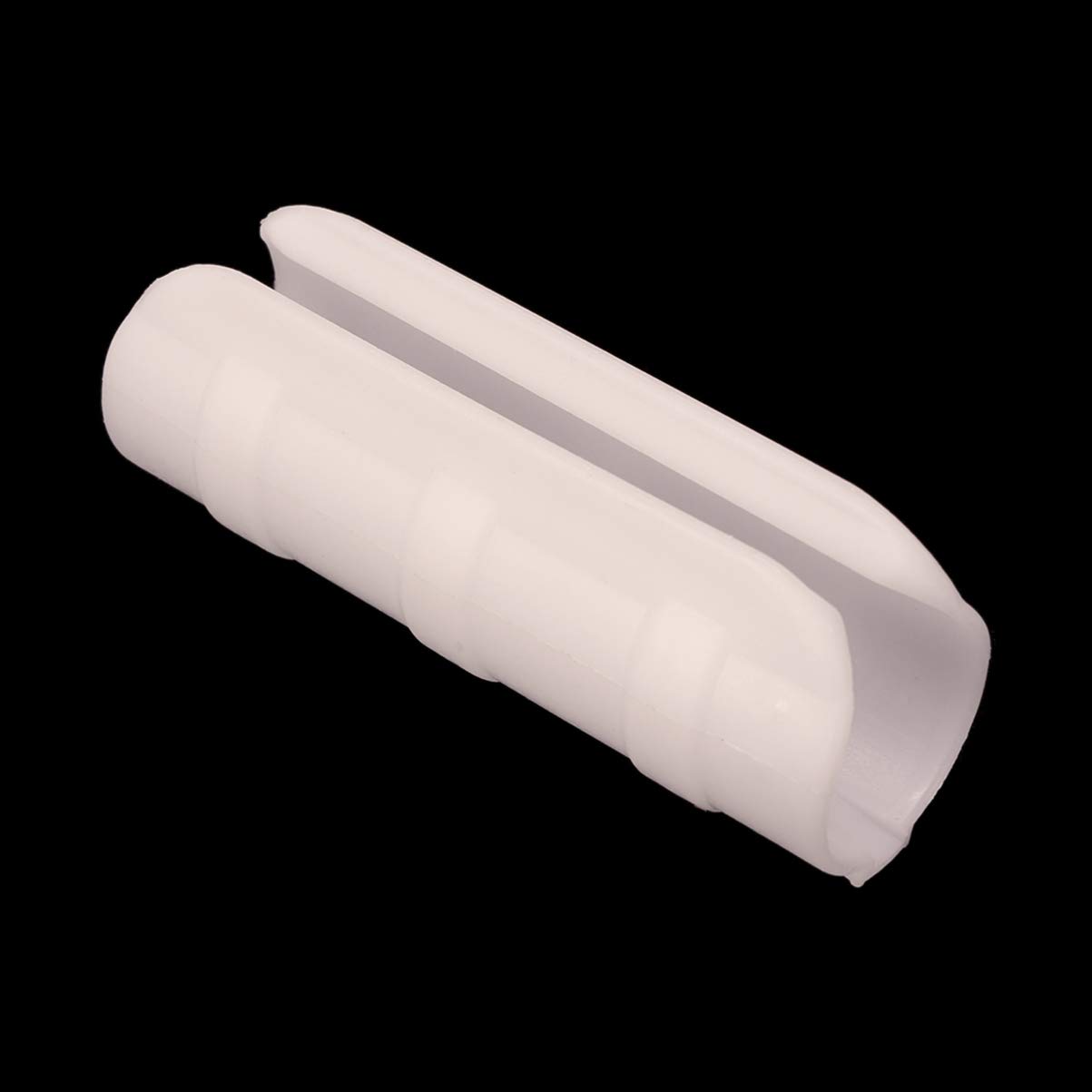 Hemoton 10-Pack ABS Greenhouse Row Cover Clips - Heavy Duty Plastic Clamps for 31-33mm Pipes (White) | Perfect for Securing Greenhouse Film, Plant Protection & Garden Bed Covers