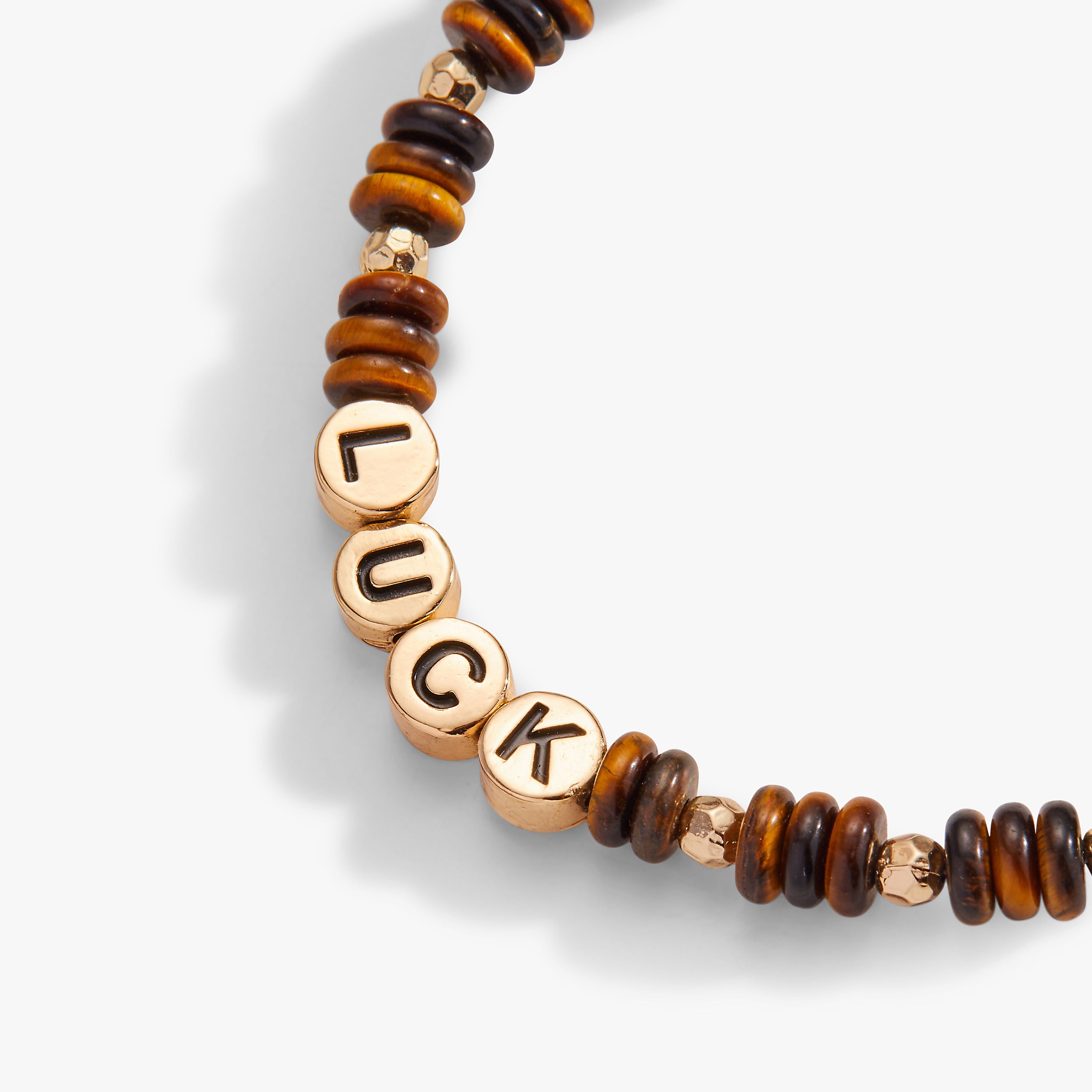 Natural Tiger's Eye Stretch Bracelet for Good Luck & Protection - Unisex Adjustable Beaded Jewelry for Meditation, Yoga & Positive Energy