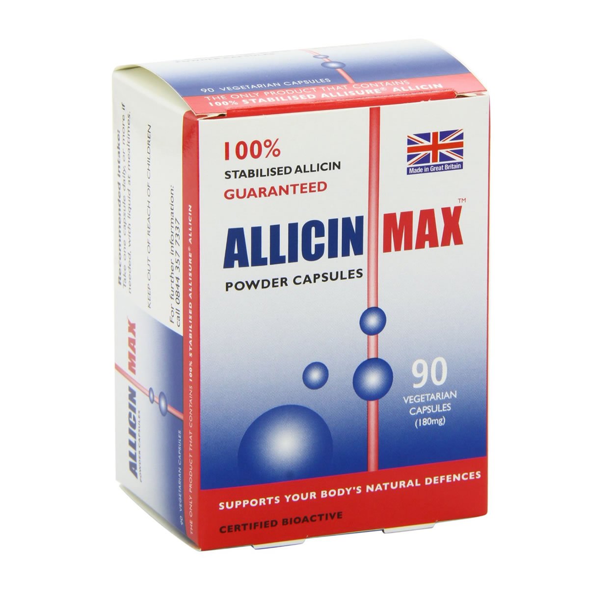 Allicin Max Supplement (2 Pack) - 90 Capsules per Bottle - Immune Support & Heart Health - Daily Wellness for Adults - Perfect for Travel & Home Use