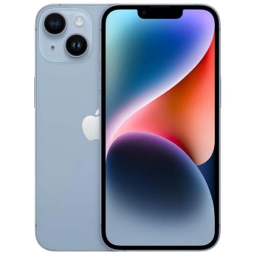 Refurbished Apple iPhone 14 (256GB, 5G) - Like New Blue Unlocked Smartphone for Photography, Gaming & Streaming