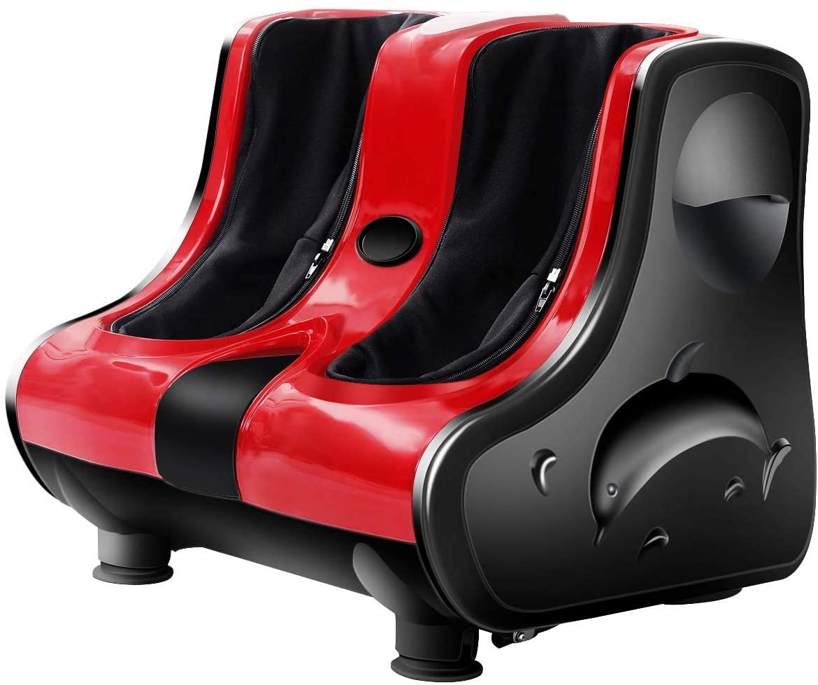 FUTADA Shiatsu Foot Massager Machine with Rolling & Heating - Deep Kneading Massage Therapy for Foot, Calf and Leg - Improves Blood Circulation - Perfect for Home, Office, Relaxation and Pain Relief