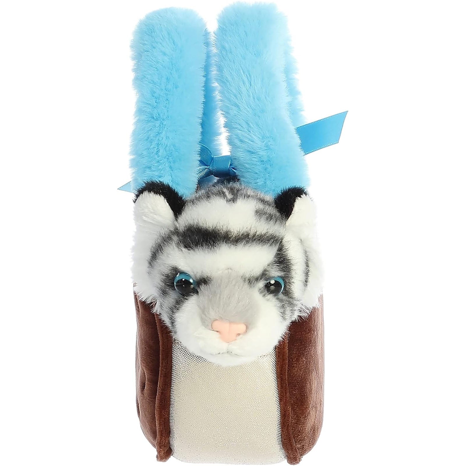 Aurora Fancy Pals 6 Inch Plush Ice Cream Sandwich Pet Carrier - Soft & Cute Pet Travel Bag for Small Dogs & Cats - Perfect for Vet Visits, Travel & Daily Adventures