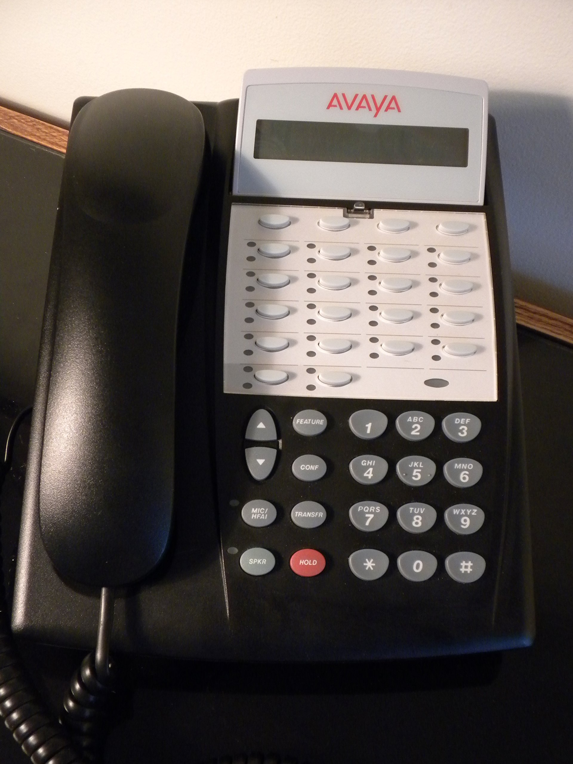 Avaya Partner 18D Business Phone (Series 2) - Black Office Desk Telephone for Small Business & Call Centers - Reliable VoIP & Analog Communication Solution