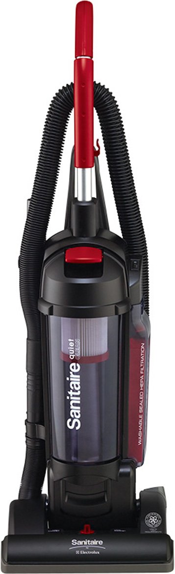 Sanitaire SC5745A Commercial Quiet Upright Bagless Vacuum Cleaner with Tools - 10 Amp Motor, 13