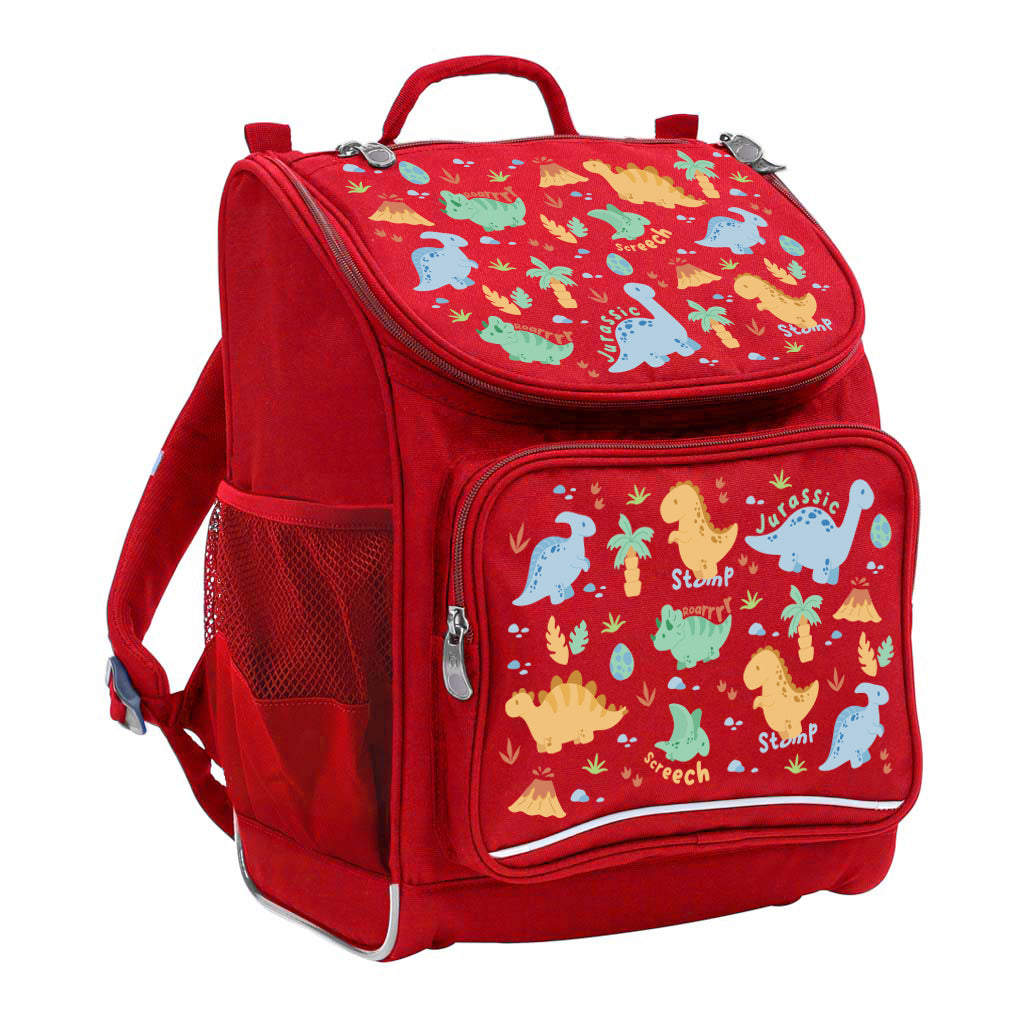 Jurassic Mighty Junior Dinosaur Backpack for Kids - School Backpack with Adjustable Straps & Multiple Pockets - Perfect for School, Travel & Outdoor Adventures