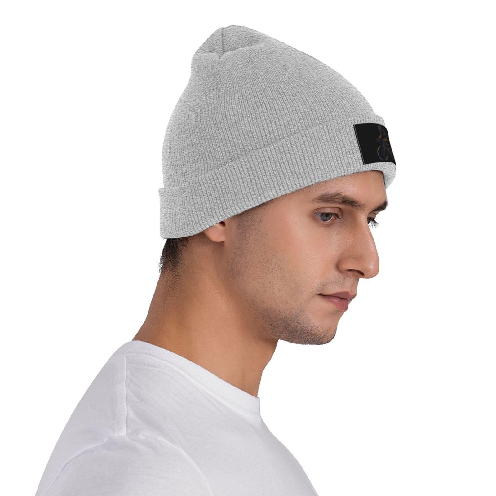Men's & Women's Knit Cuffed Beanie Hat - Winter Warm Skull Cap for Cycling & Outdoor Activities | Unisex Fashion Accessory for Cold Weather