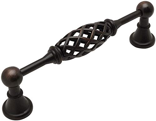 15 Pack Cosmas 1749-5ORB Oil Rubbed Bronze Cabinet Handles - 5 Inch (128mm) Center to Center Pulls for Kitchen, Bathroom & Furniture Drawers