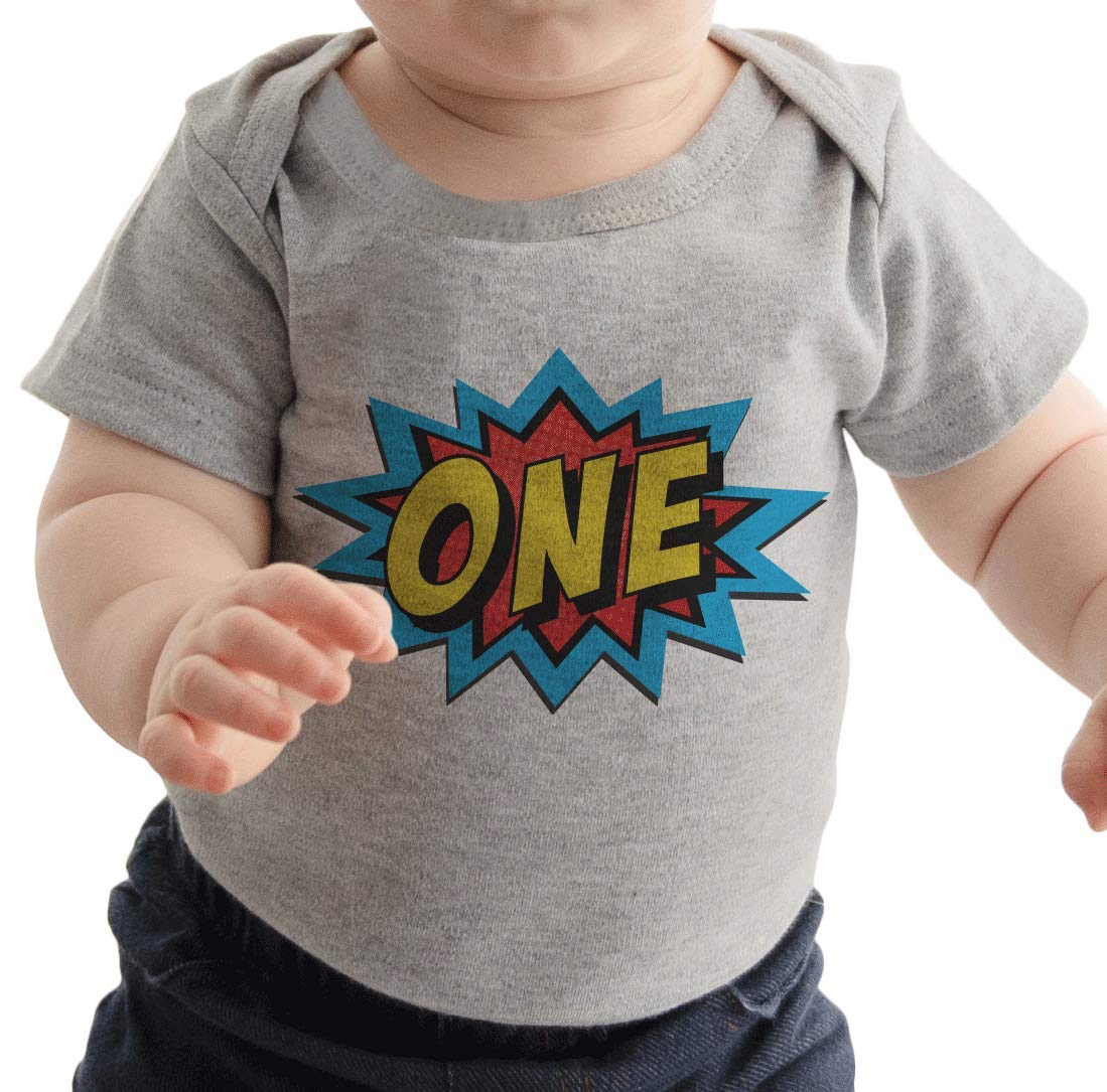7 ate 9 Apparel Boys Superhero Birthday Outfit - Cute Superhero Costume for Toddler Boys Birthday Party & Dress Up Play