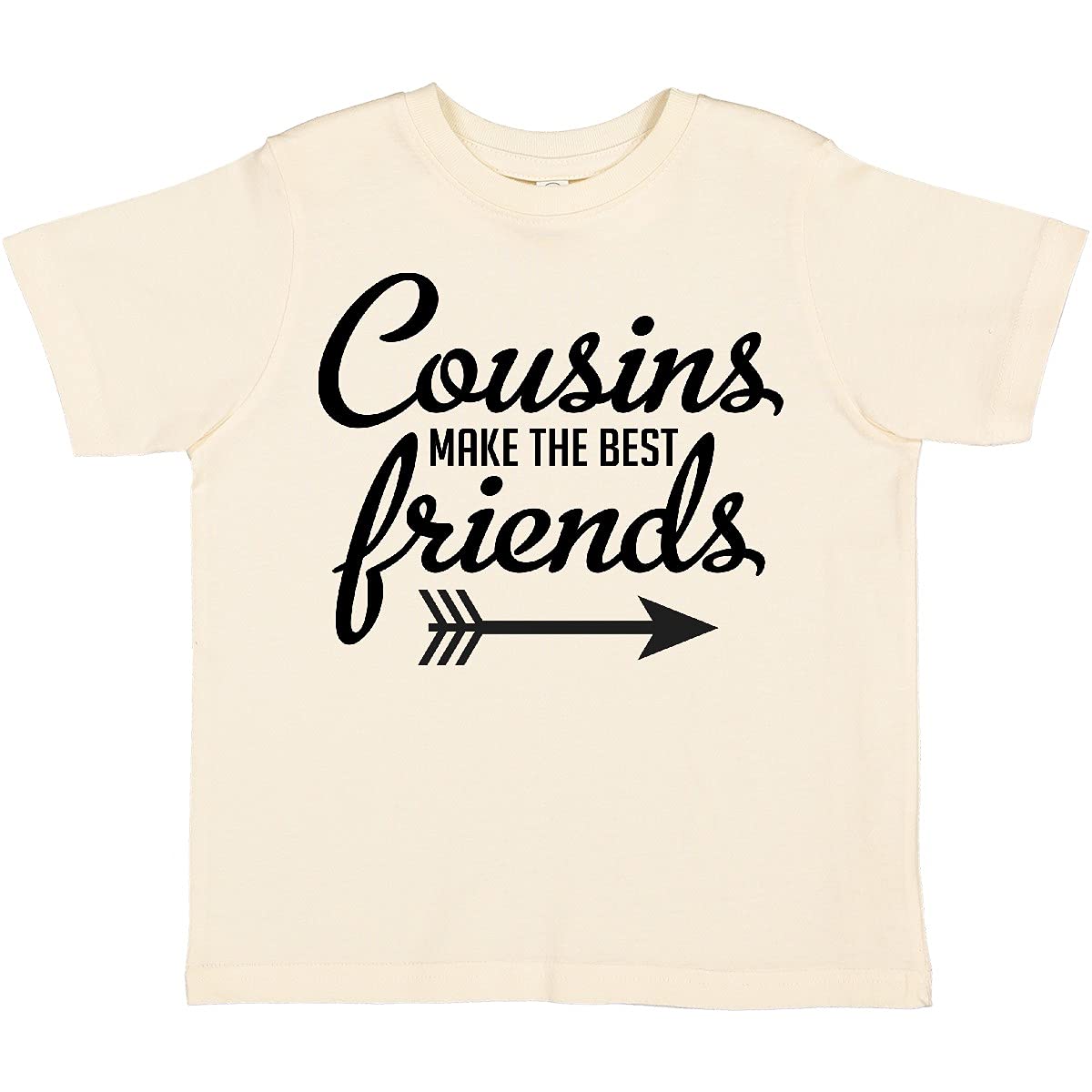 Inktastic Cousins Make The Best Friends Arrow Design Toddler T-Shirt - Cute Matching Outfits for Siblings & Family Photos