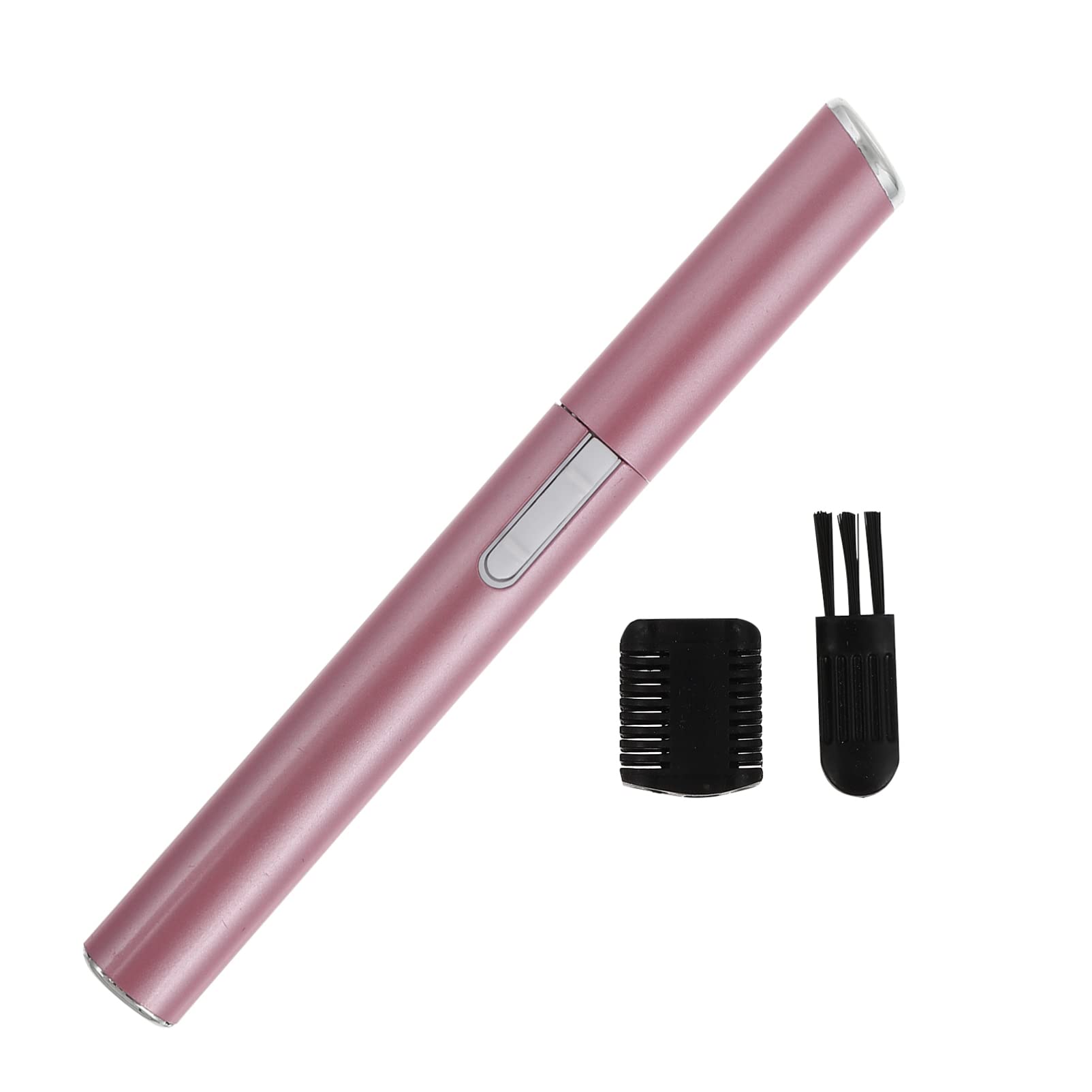 FOMIYES Electric Eyebrow Trimmer & Body Hair Shaver - Rechargeable Mini Grooming Tool for Eyebrows, Face & Body Hair Removal - Portable Pink Aluminum Trimmer for Travel, Home & Salon Use