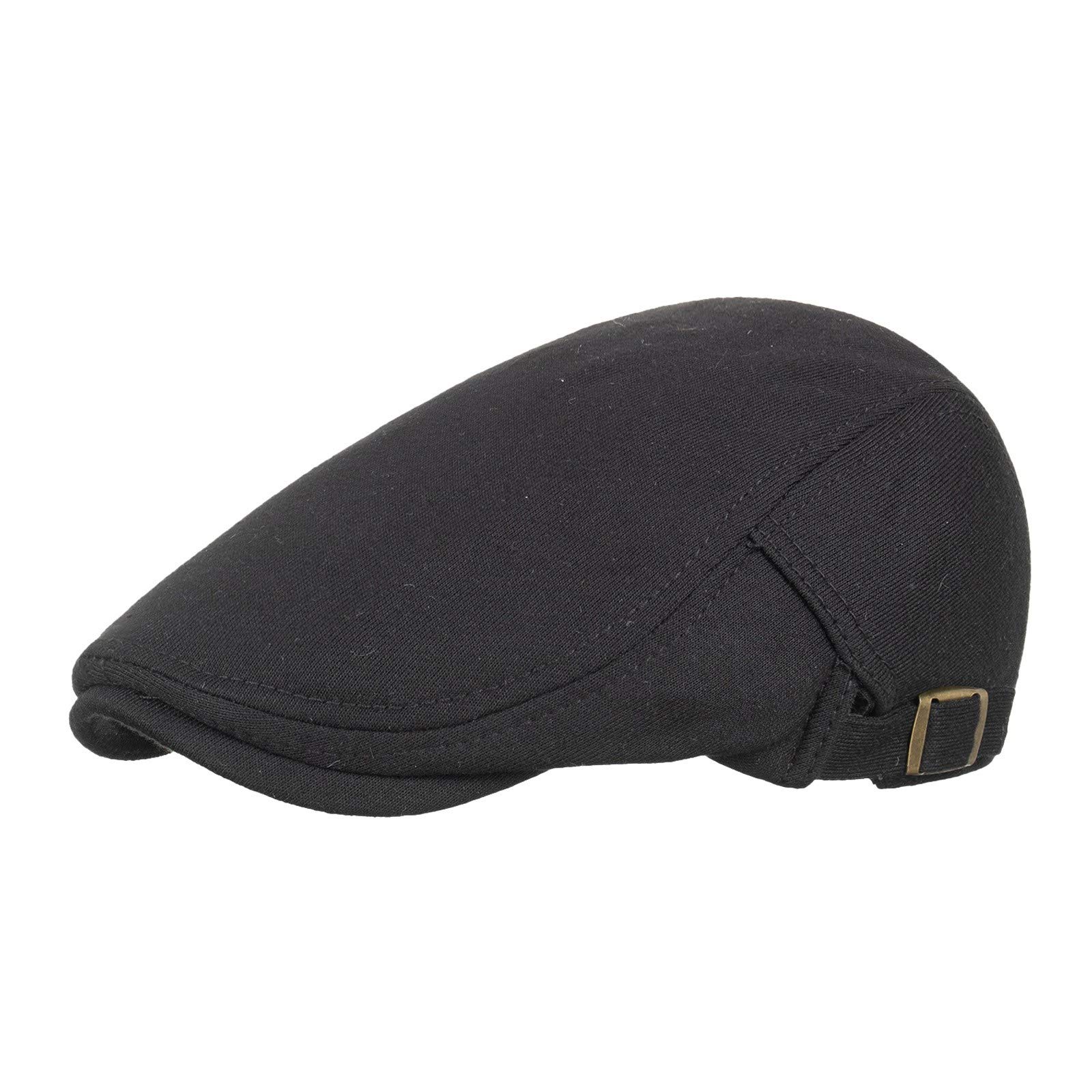Women's Small Head Sun Hat - Adjustable Cotton Newsboy Cap for Women & Men, Fashionable Flat Baseball Hat for Outdoor Activities, Beach, Travel, and Summer Sun Protection