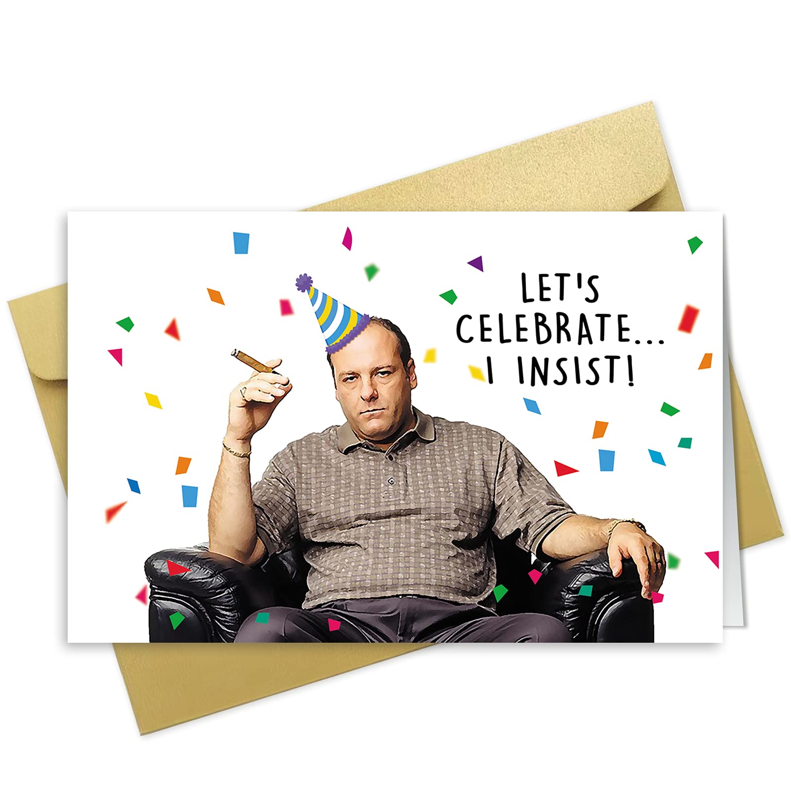 Funny Tony Soprano Birthday Card for Husband & Boyfriend - The Sopranos Gift for Him Her - Perfect for Fans & TV Lovers