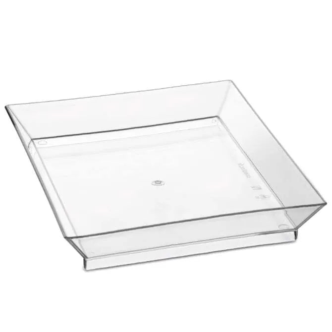 Comatec Square Cubik Plate 3.9 Inch - Premium Durable Plastic Tray for Organizing Small Parts, Jewelry, Crafts & Office Supplies | Perfect for Home, Workshop & DIY Projects