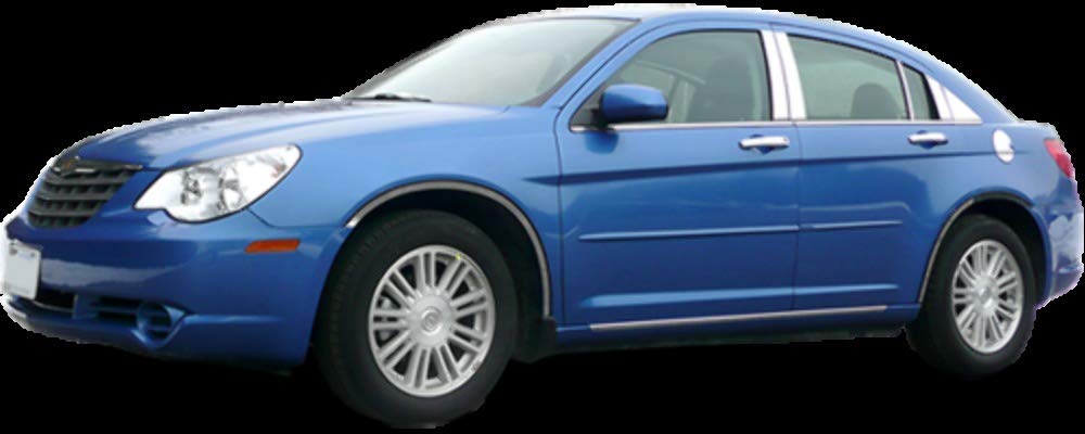2011-2020 Chrysler 300 & Dodge Charger, 2011-2014 Chrysler 200 Mirror Covers - 2PC Chrome Plated ABS Plastic Replacement Covers (MC51761) | Easy Installation, Weather Resistant for Daily Driving & Car Shows