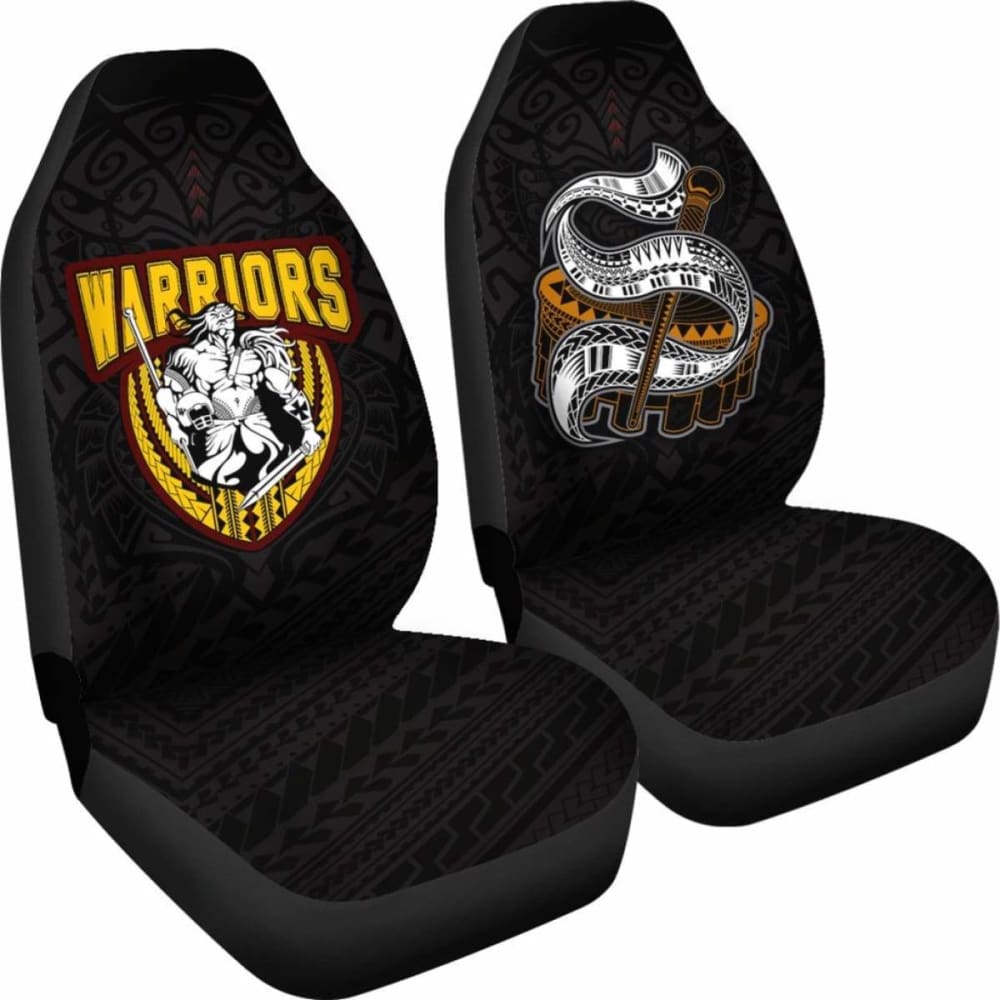 Premium American Samoa Polynesian Car Seat Covers - Tafuna Warriors Design 105905 | Durable & Stylish for SUVs, Trucks & Sedans | Perfect for Travel, Commuting & Cultural Pride