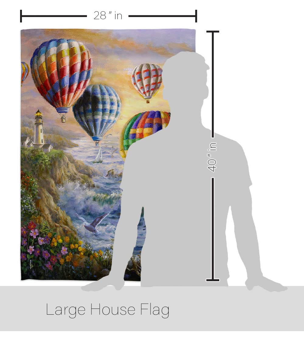 Summer Glow Coastal Flag Set 28x40