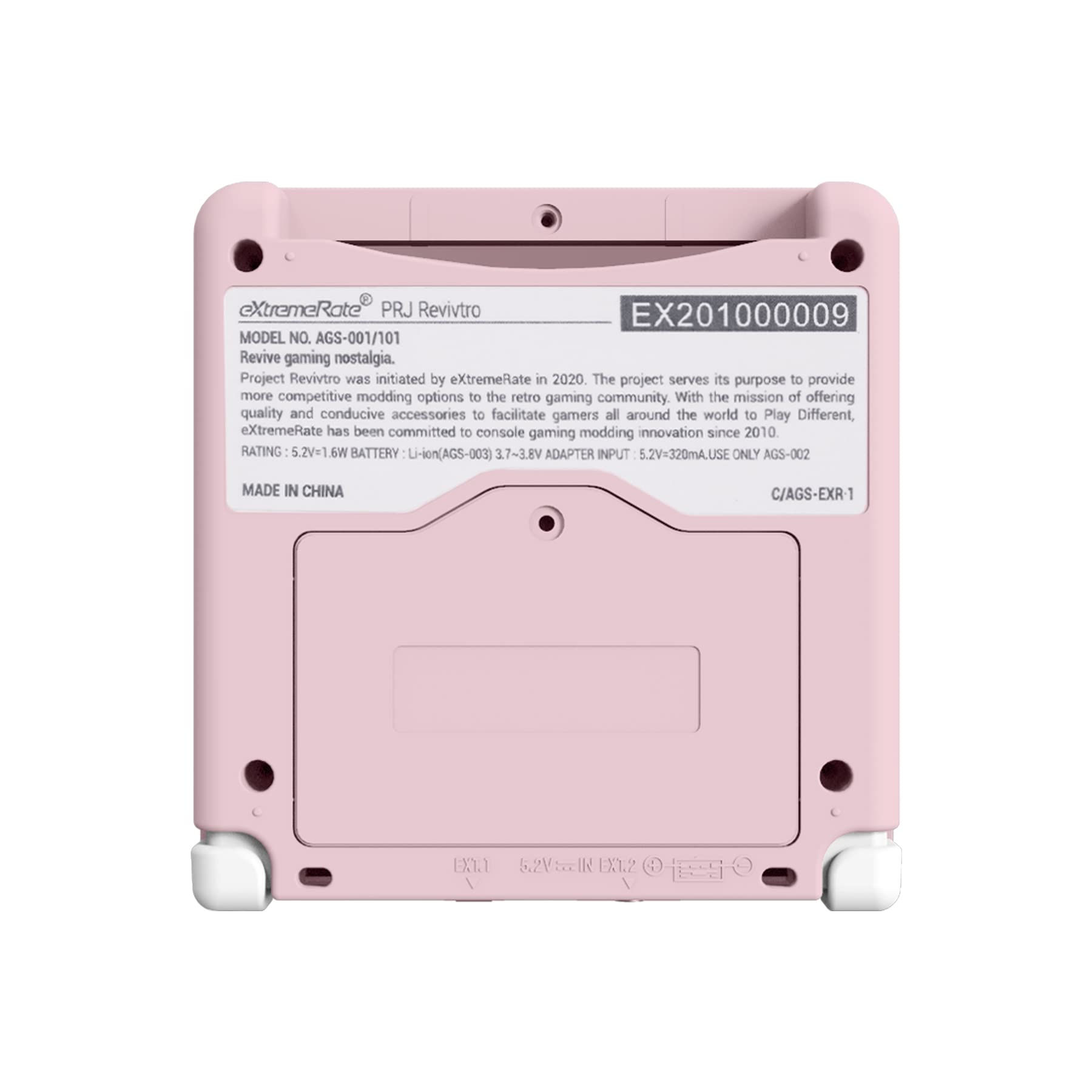 Upgraded eXtremeRate Cherry Blossom Pink Replacement Shell for Gameboy Advance SP GBA SP - Compatible with IPS & Standard LCD Screens (Console Not Included) - Perfect for DIY Customization & Retro Gaming Enthusiasts