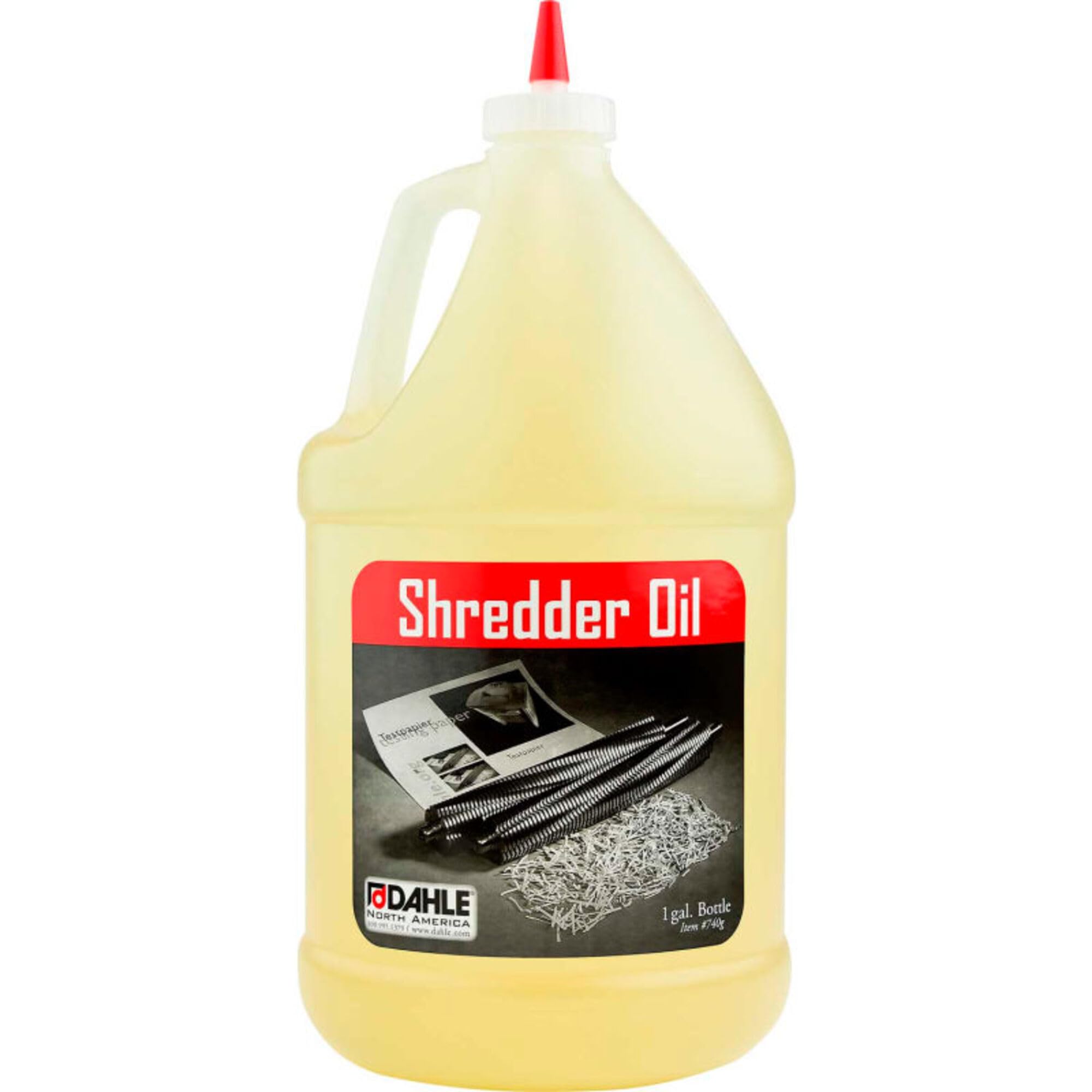 Dahle Shredder Oil - 4 Pack of 1 Gallon Bottles (20741) | Premium Paper Shredder Lubricant for Office & Home Use