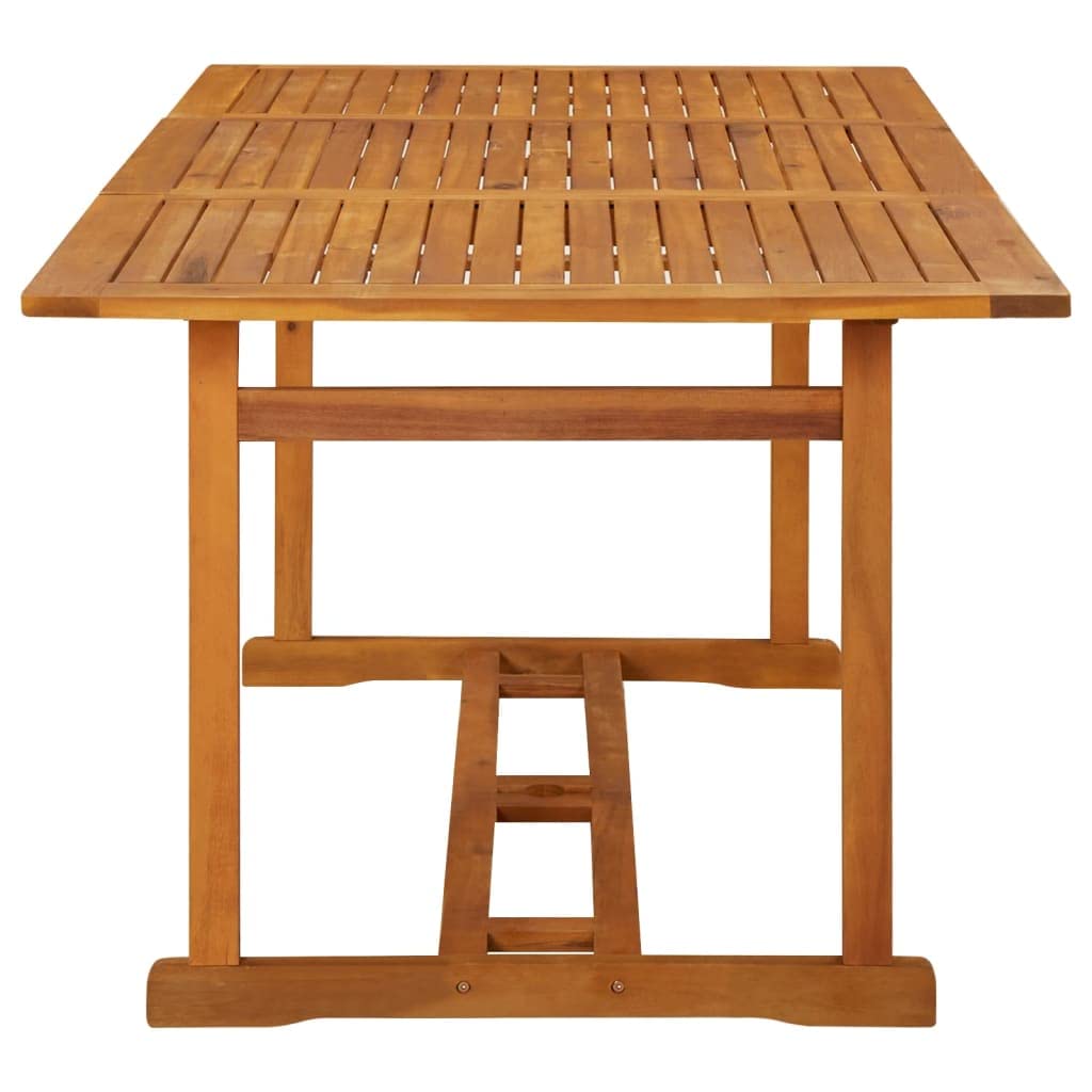 Solid Acacia Wood Outdoor Dining Table 70.9