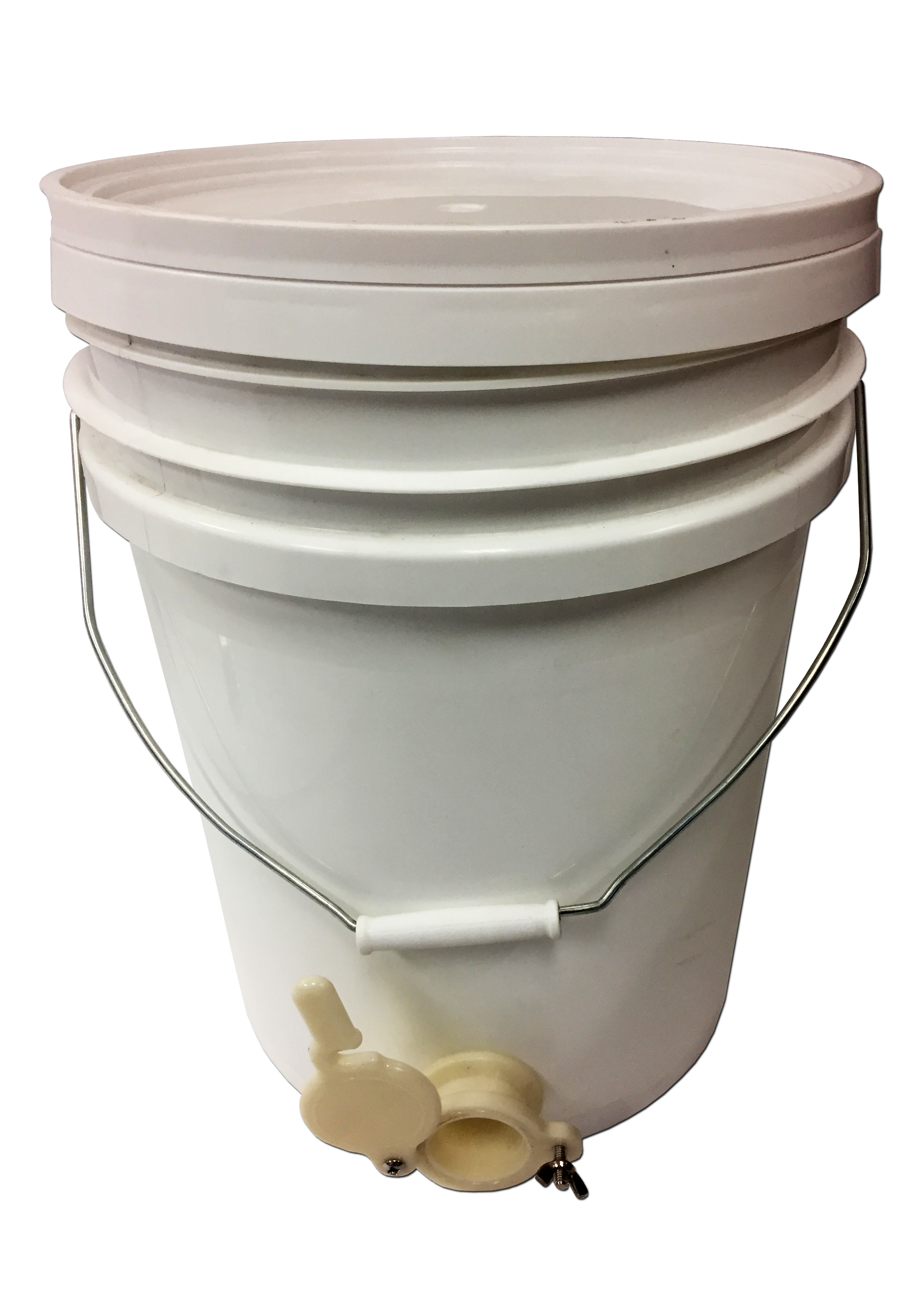 5 Gallon Honey Pail with Gate - Food Grade Plastic Honey Storage Container for Beekeeping, Harvesting & Bulk Liquid Storage - Ideal for Home Brewing, Maple Syrup & DIY Projects