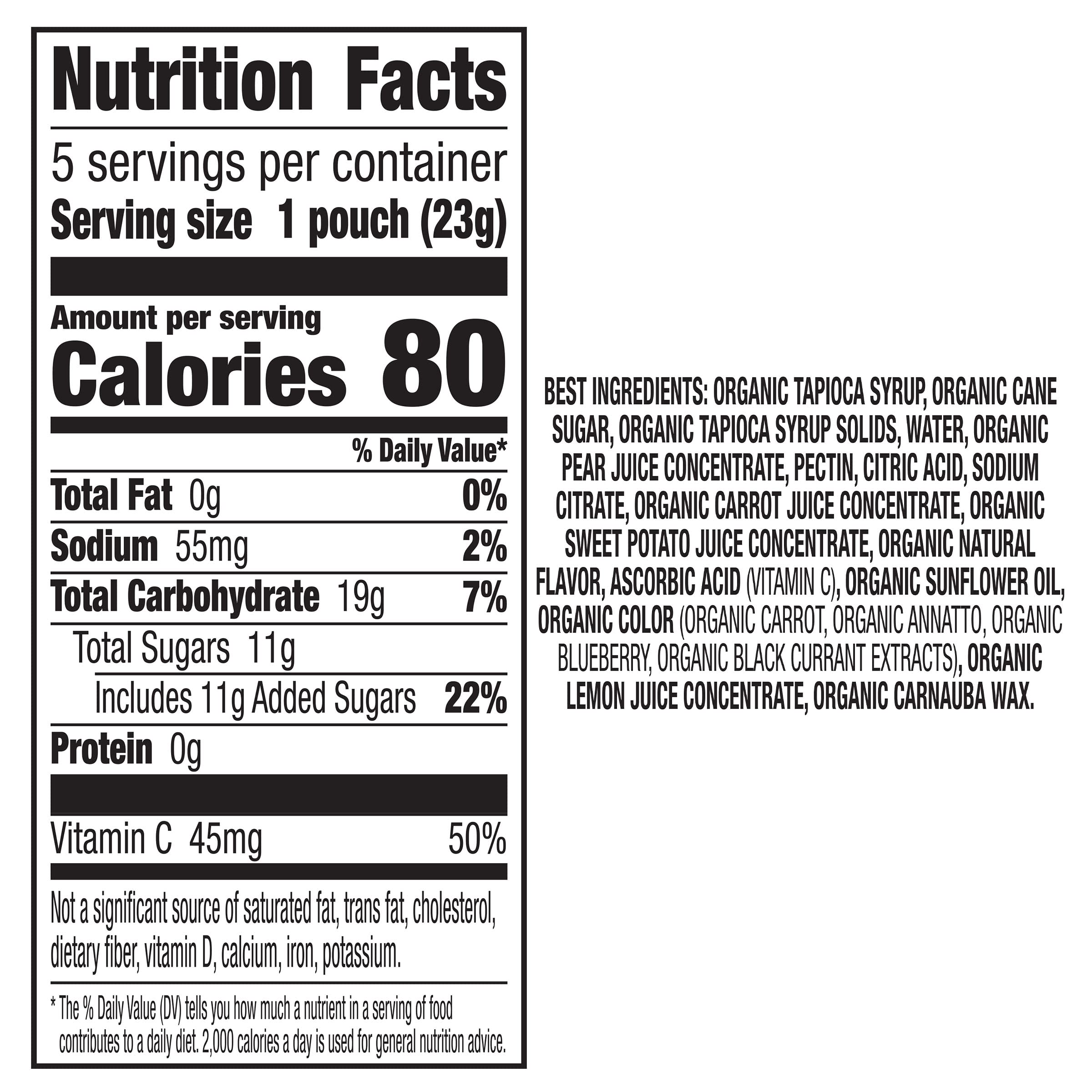 Annie's Homegrown Organic Bernie's Farm Fruit Snacks - 60 Count (0.8oz Pouches) | Healthy Kids Snacks, Lunchbox Treats & On-the-Go Snacking