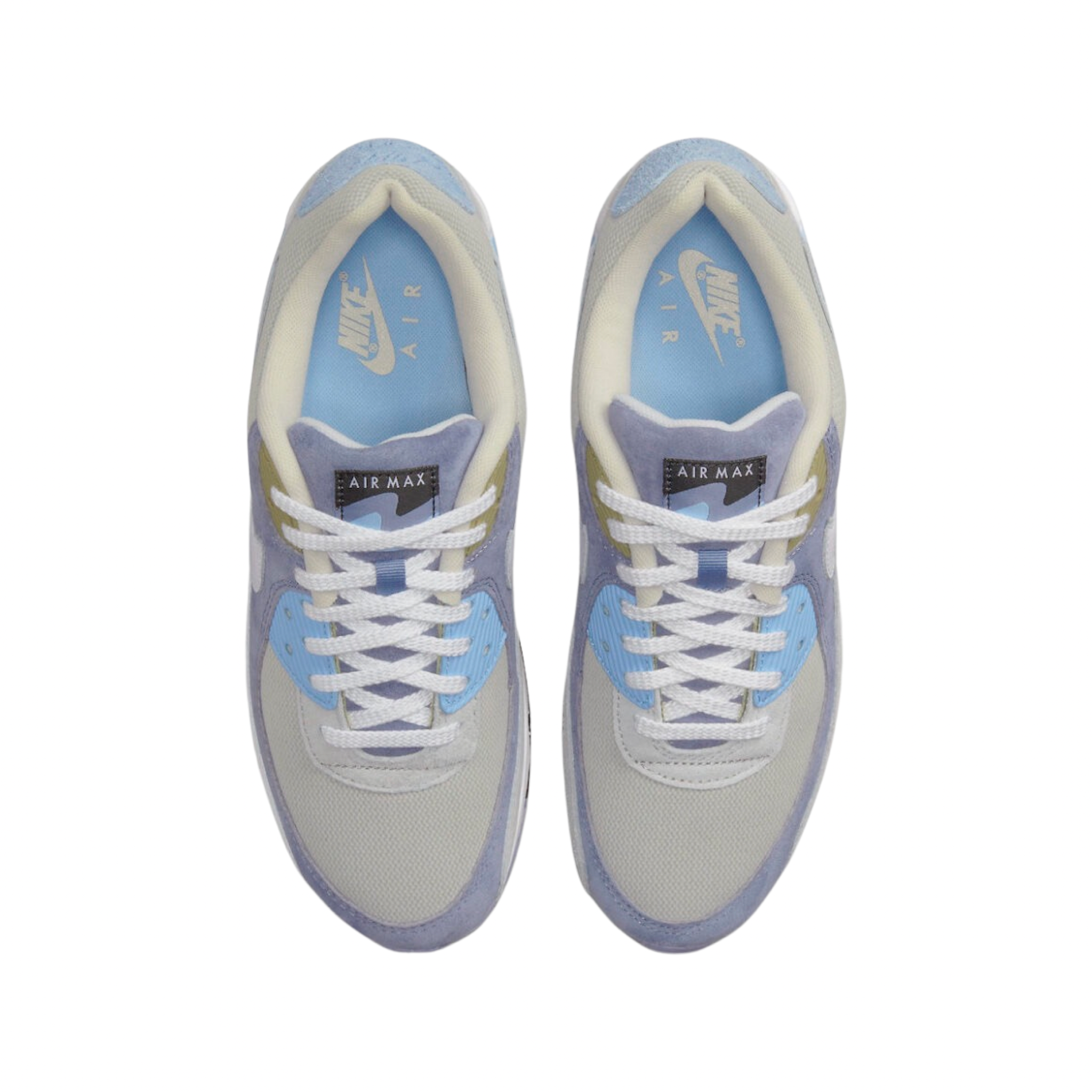 Nike Air Max 90 NRG Sneakers - Ashen Slate/White/Light Bone - Men's Running Shoes for Gym & Casual Wear