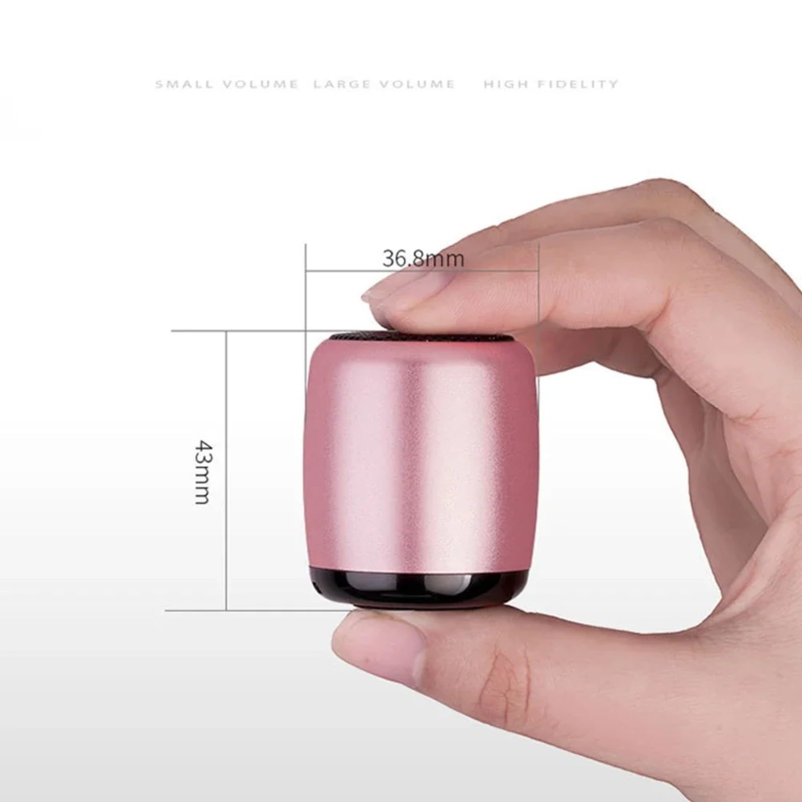 Premium NbgrvB Bluetooth Speaker - Portable Mini Wireless Speaker with Crystal Clear Sound, Waterproof for Shower, Perfect for Travel, Sports & Outdoor Activities (Gold) | Ideal for Beach, Pool, Gym, Camping & Home Use