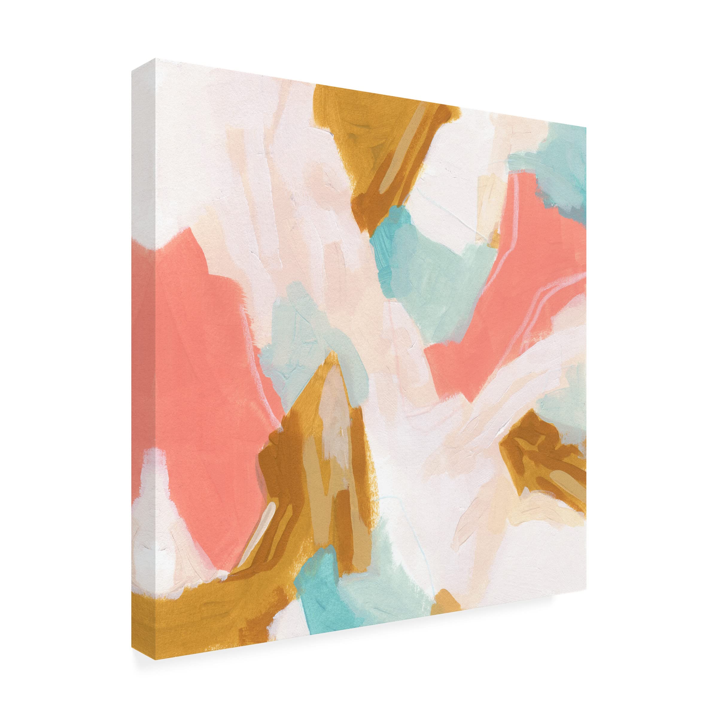 Trademark Fine Art 'Flight Path III' Canvas Wall Art by June Erica Vess - Modern Abstract Painting for Living Room, Bedroom & Office Decor