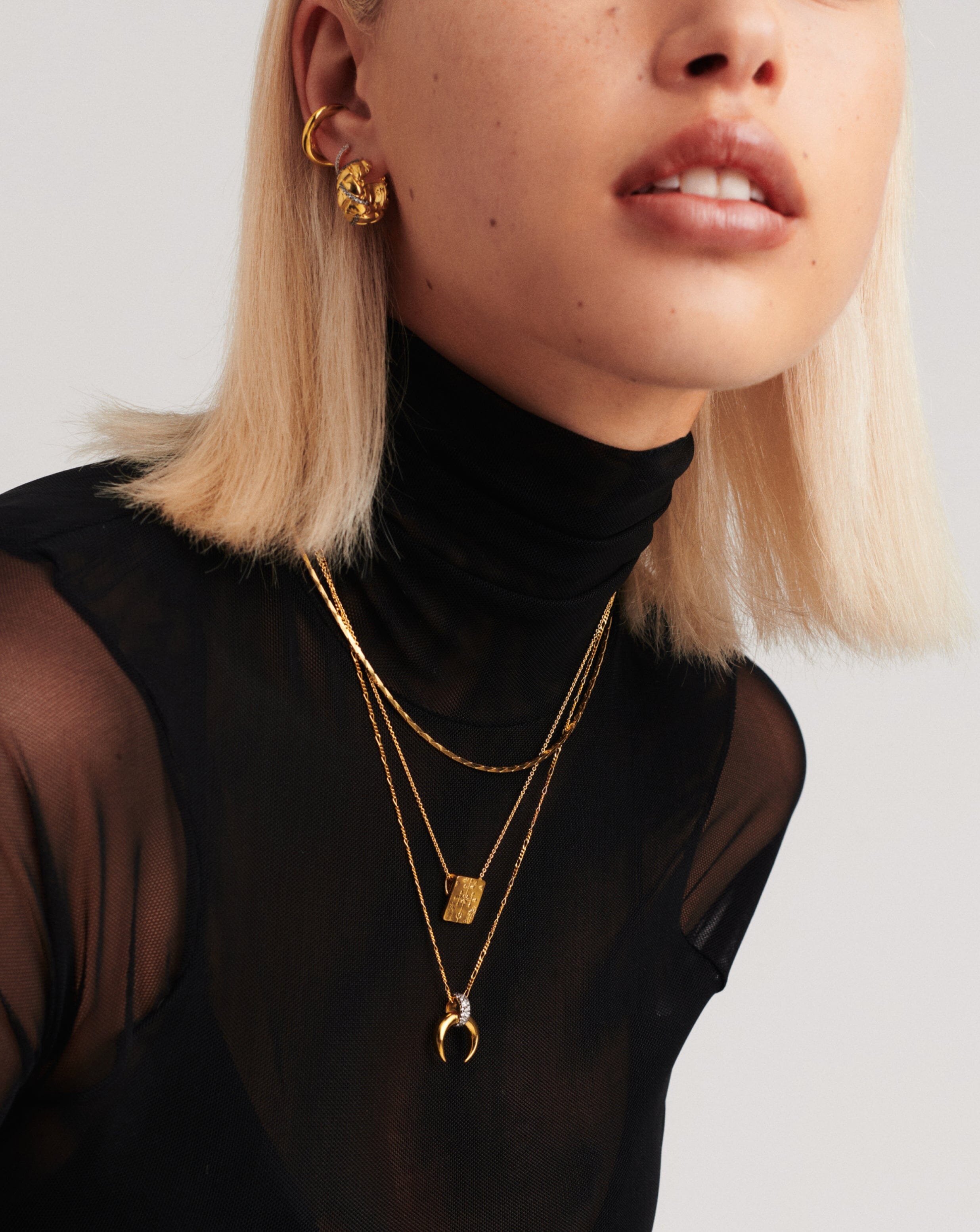 Lucy Williams Byzantine Square Coin Pendant Necklace - 18k Gold Vermeil Jewelry for Women | Elegant Layering Piece for Everyday Wear & Special Occasions