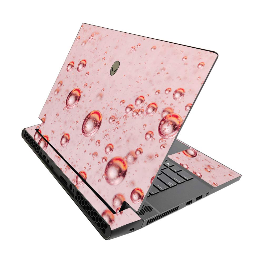 Premium Protective Vinyl Skin Wrap for Alienware M15 R3 (2020) & M15 R4 (2021) Laptops - Champagne Bubbles Design | Easy to Apply, Remove & Change Style | Durable USA-Made Cover | Perfect for Gaming, Work & Travel Protection