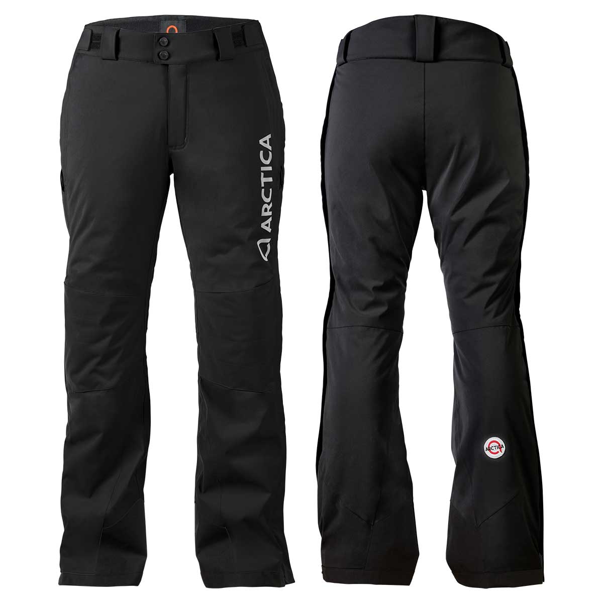 Arctica Women's Waterproof Insulated Ski Pants with Side Zipper - Warm Winter Snowboarding & Outdoor Sports Gear