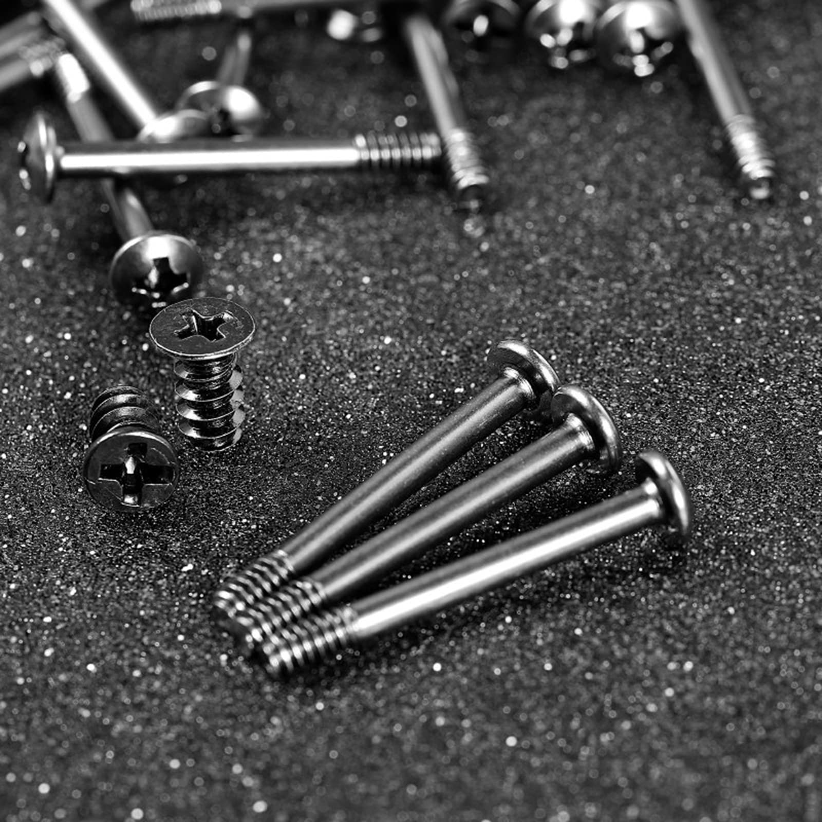 60pcs PC Case Fan Screws Set - Self-Tapping Computer Cooling Fan Mounting Screws (Long & Short) for Secure PC Case Fan Installation | Perfect for Gaming Rigs, Workstations & Server Cooling Systems