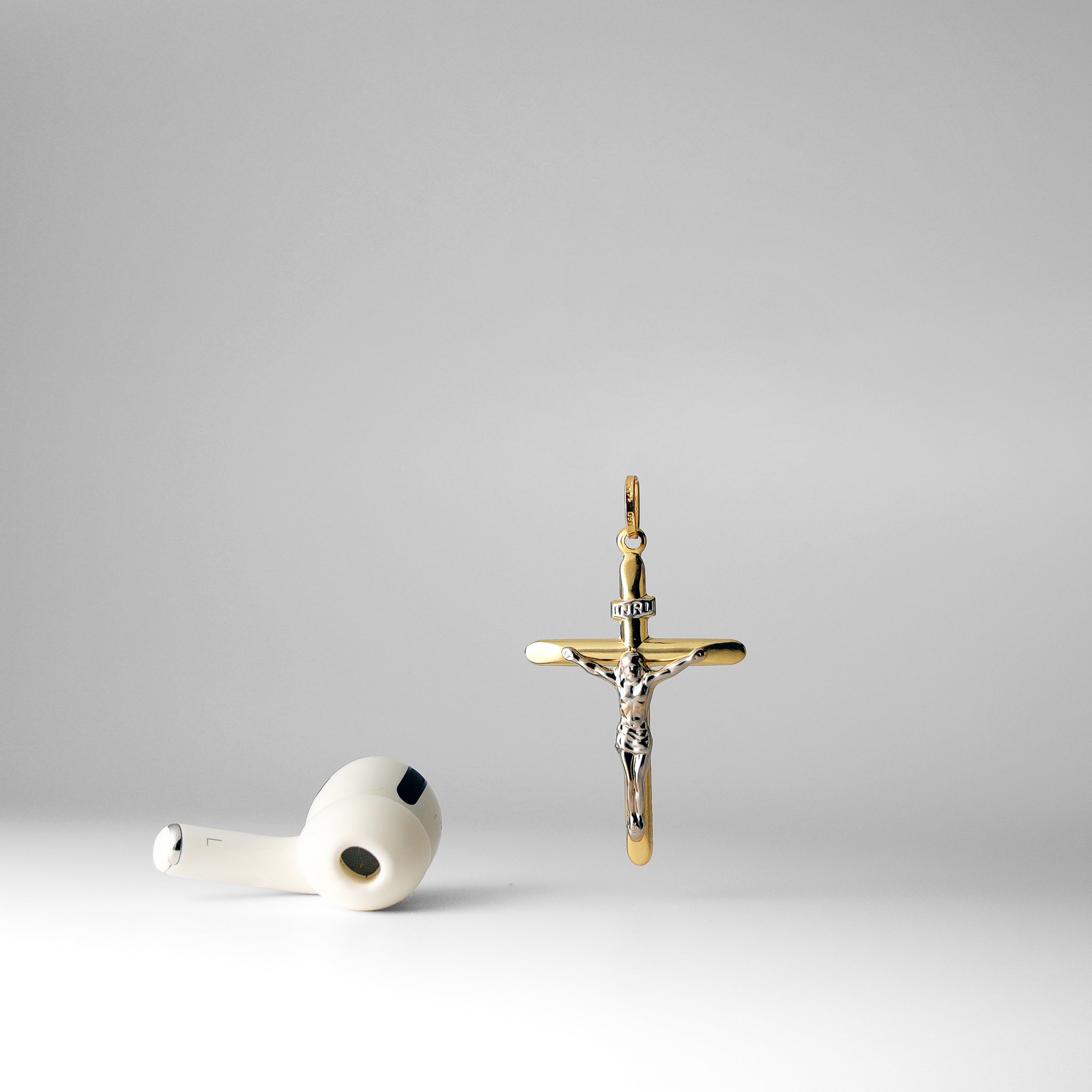 Gold Large Crucifix Cross Pendant - Model 0010 | Religious Jewelry for Men & Women | Perfect for Church, Gifts & Everyday Wear