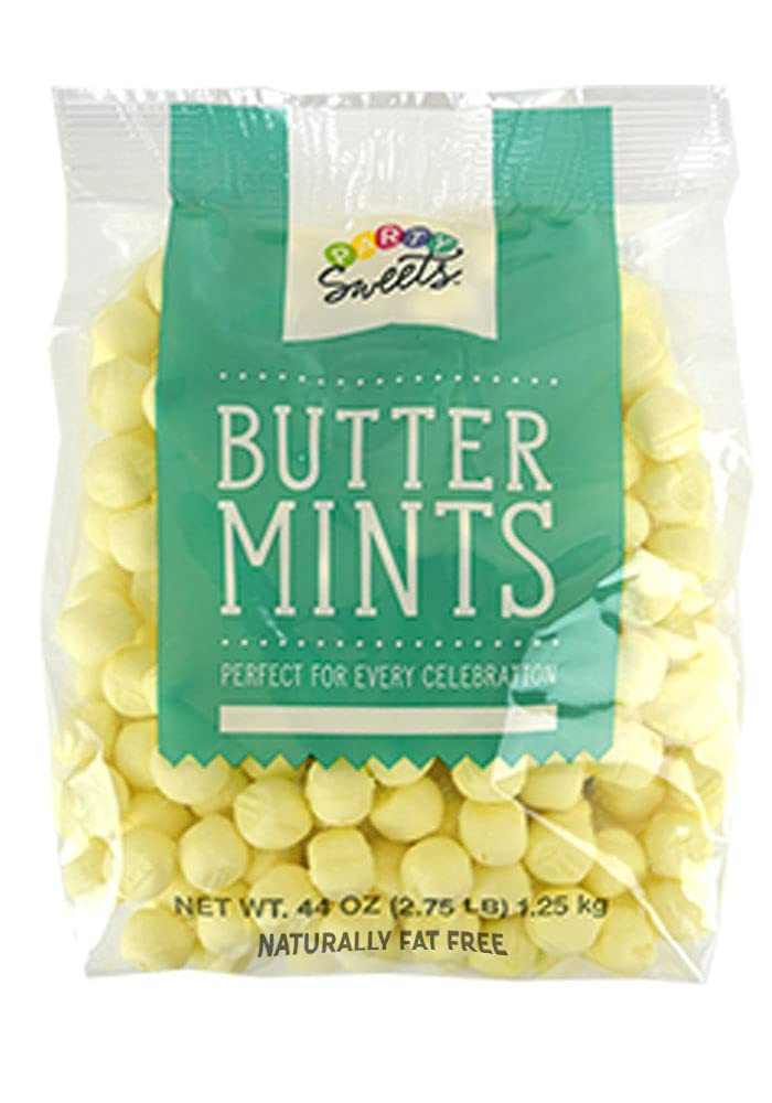 **Yellow Buttermints - 2.75 Pound Bulk Candy (Approx. 350 Pieces) - Perfect for Parties, Weddings & Corporate Events | Hospitality Mints**