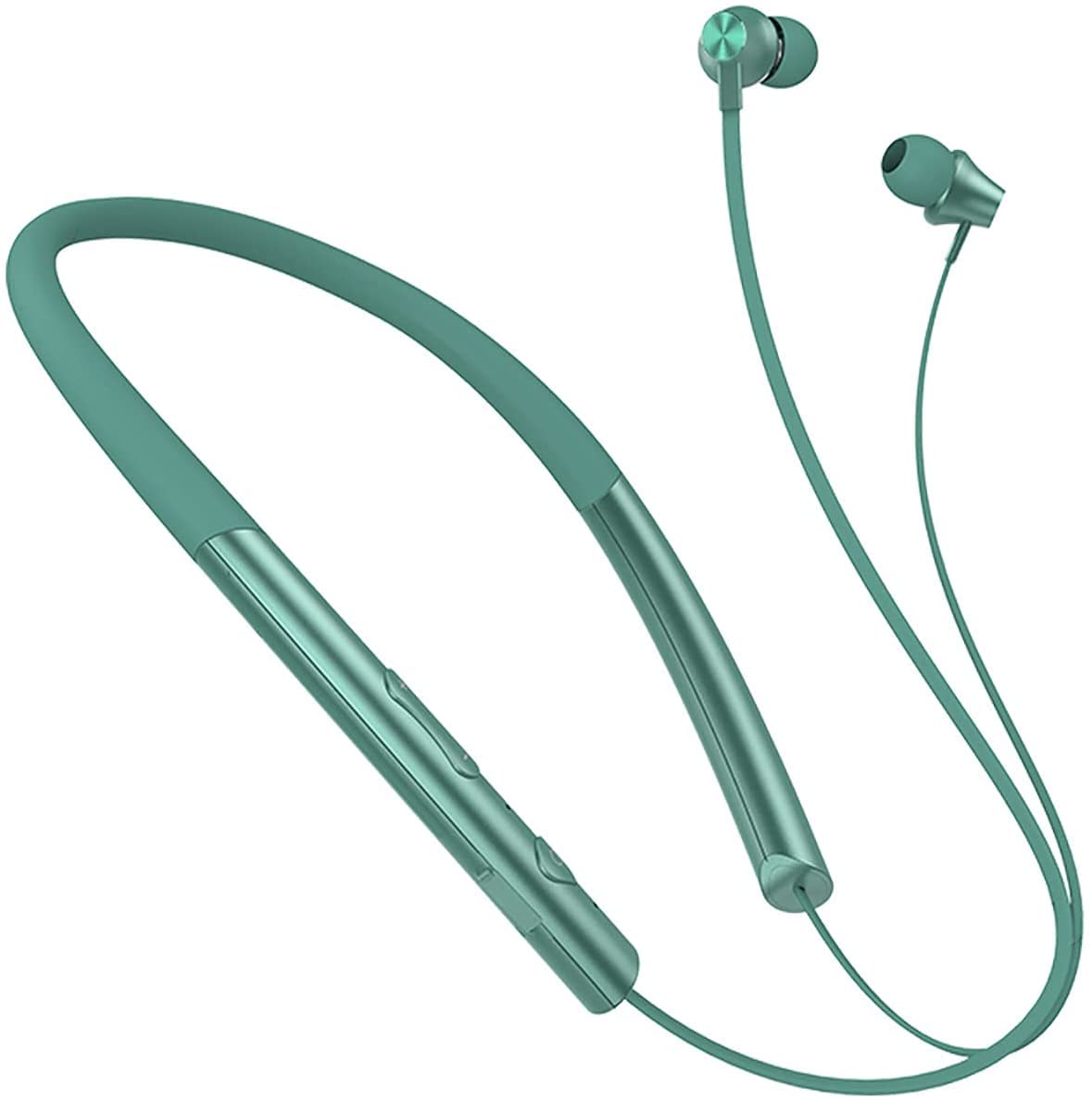 IKXO Neckband Bluetooth Headphones with Noise Cancelling & Built-in Mic - Wireless Earbuds for Running, Driving, Working - Long Battery Life Sports Headset for Active Lifestyle & Commuting