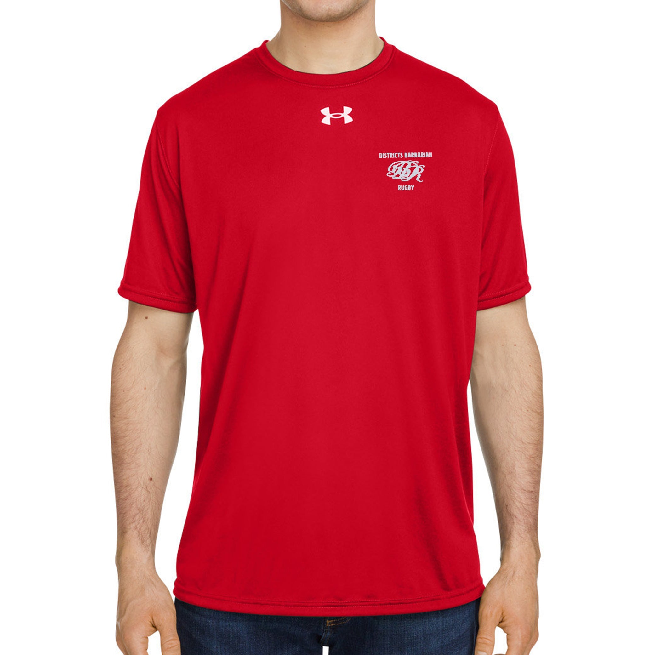 Districts Barbarian RFC Tech T-Shirt - Lightweight, Moisture-Wicking Men's Performance Tee for Gym, Running & Outdoor Activities