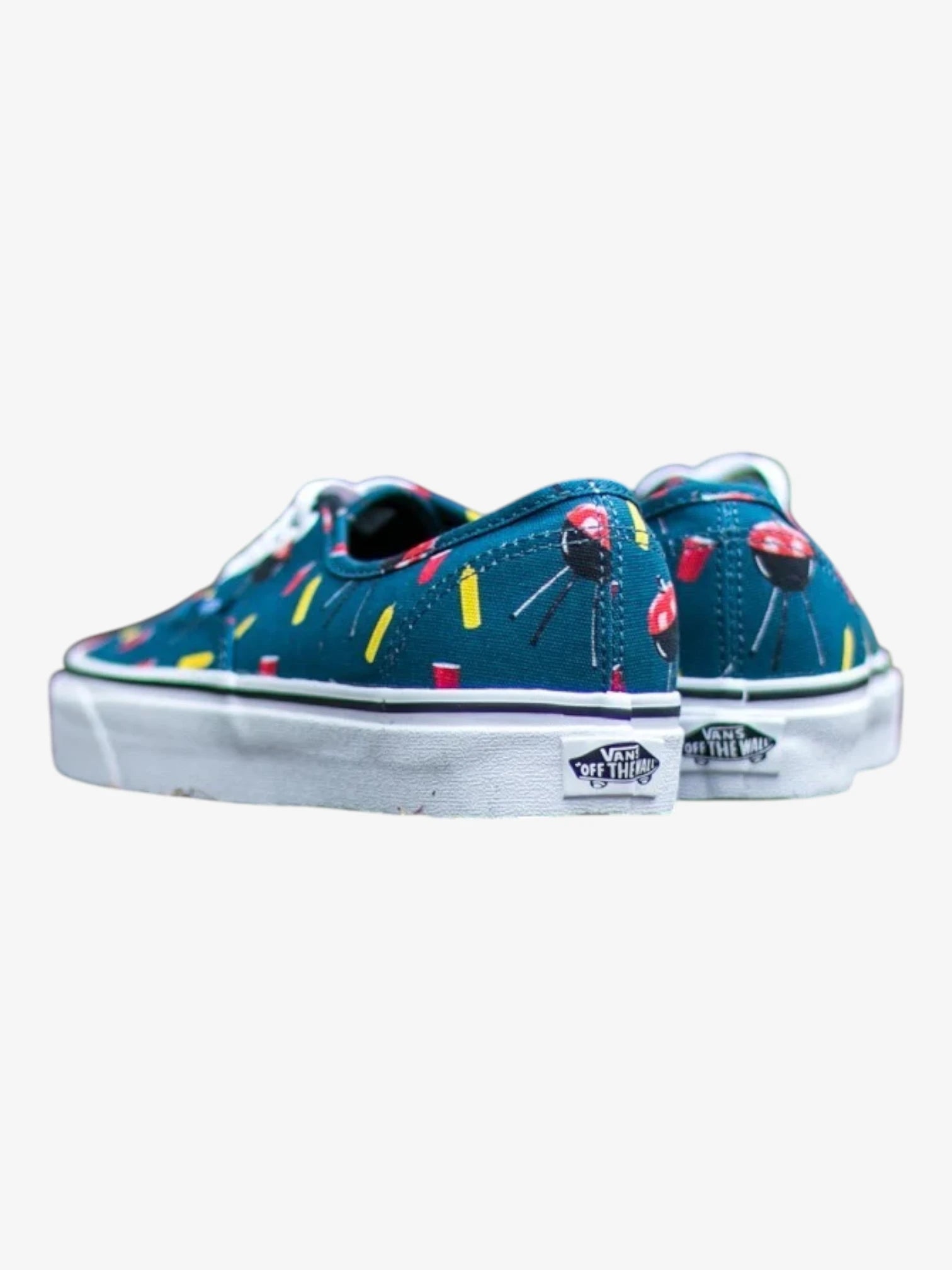 Vans Authentic Blue Print Skate Shoes - Classic Sneakers for Men & Women | Perfect for Casual Wear, Skateboarding & Street Fashion