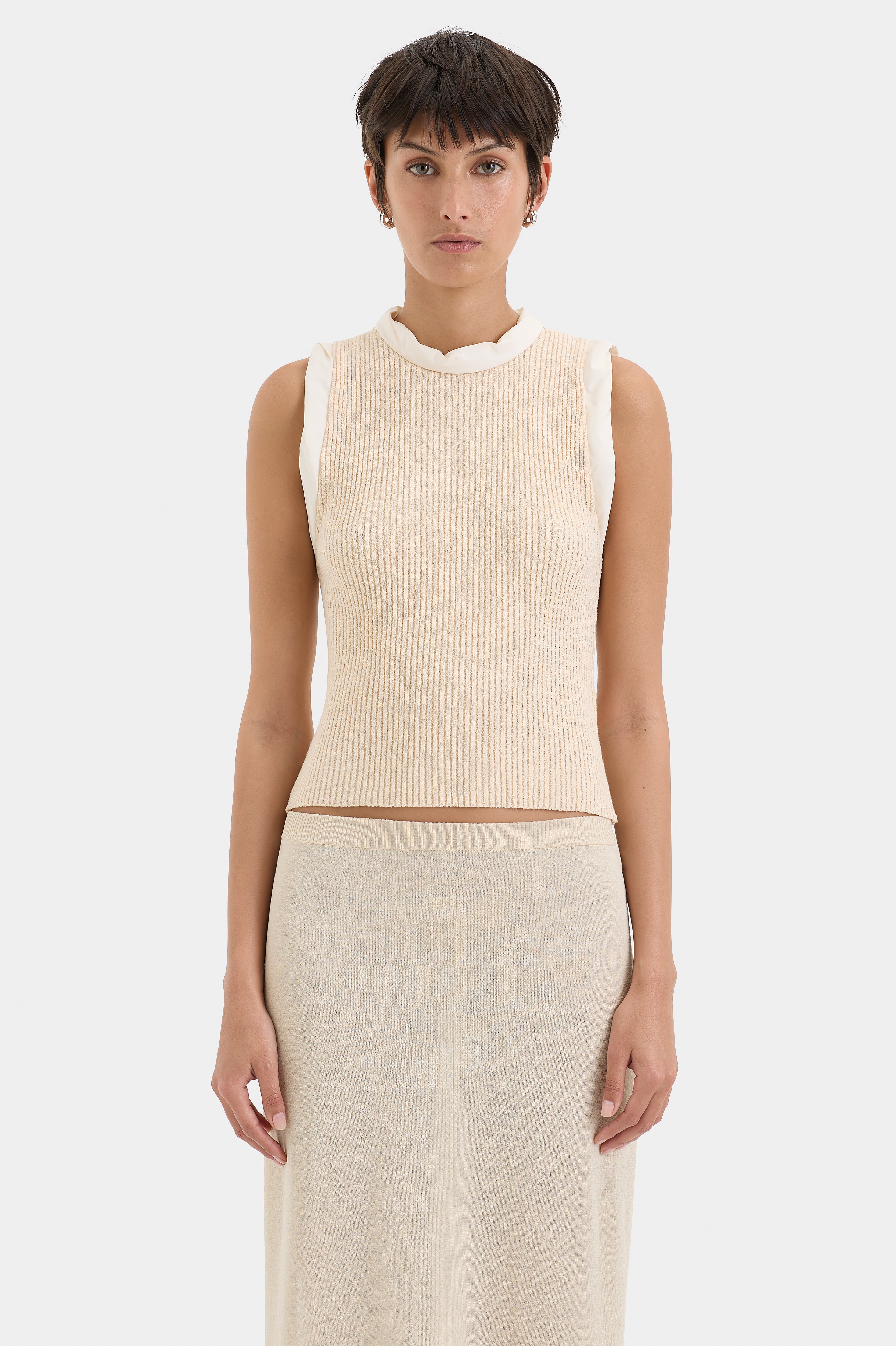 Women's Petal Knit Top in Peach - Soft & Comfortable Casual Blouse for Everyday Wear