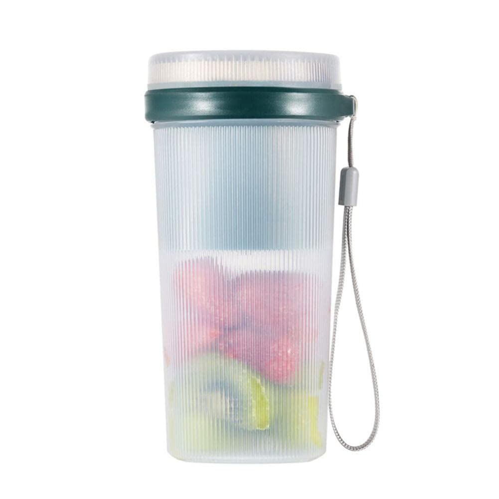 Portable Blender 300ml - USB Rechargeable Mini Blender with 6 Blades for Smoothies, Shakes & Juices - 40W Personal Blender for Travel, Gym, Office & Home Use - BPA Free Travel Juicer Cup