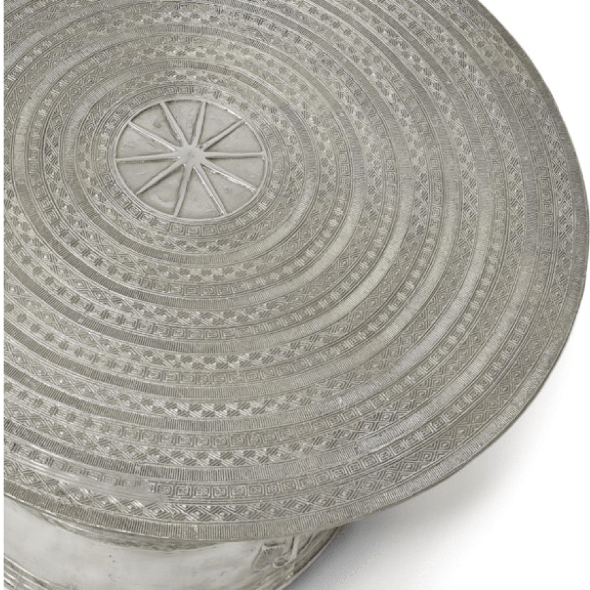 Silver Rain Outdoor Drum - Waterproof & Durable Garden Percussion Instrument for Backyard, Patio, and Camping Music Performances