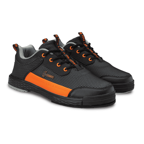 **Hammer Diesel Men's Right Hand Bowling Shoes - Black/Orange - Comfortable & Durable for Professional & League Bowling**