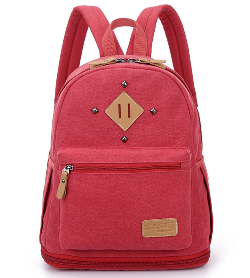 Vintage Canvas Unisex Backpack - Eco-Friendly School Bag, Travel Backpack & Laptop Bag for College, Work & Outdoor Adventures | Durable & Stylish by Ecokaki(TM)