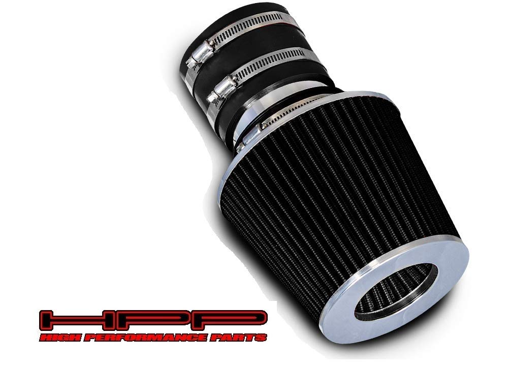 High Performance Short Ram Air Intake Kit with Black Filter for 96-01 Kia Sephia 1.6L/1.8L, 02-05 Sedona LX/EX 3.5L, 01-06 Optima 2.4L/2.5L/2.7L - Enhanced Engine Airflow & Acceleration for Street Racing & Daily Driving