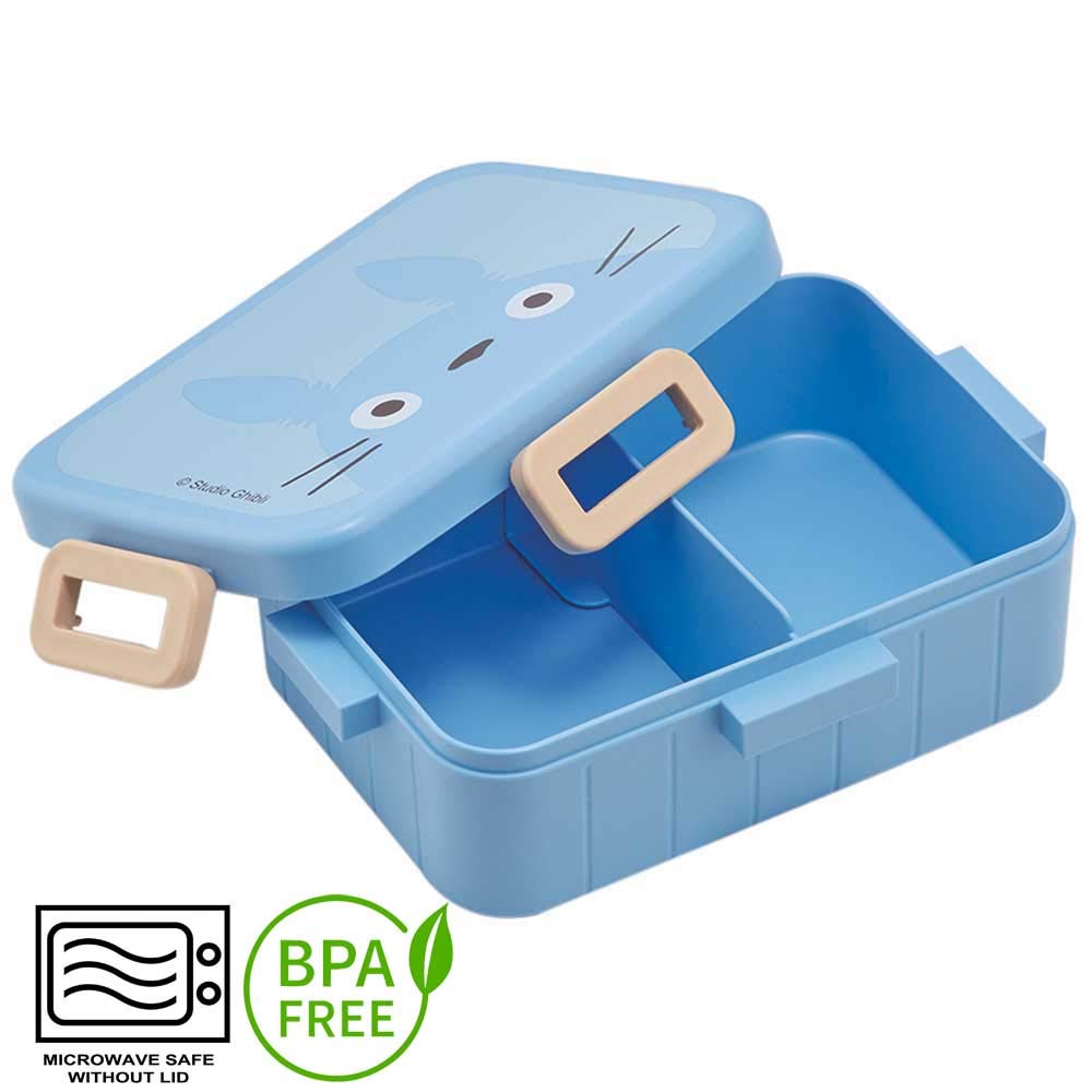 My Neighbor Totoro Bento Lunch Box - Insulated Japanese Anime Lunch Carrier with Secure 4-Point Locking Lid - Microwave & Dishwasher Safe - Perfect for School, Office, Picnics & Travel