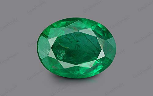 5.00 Carat Natural AA Quality Certified Emerald Loose Gemstone - Green Panna Stone for Jewelry Making, Engagement Rings & Healing Crystals | PAEMNAST BE 376
