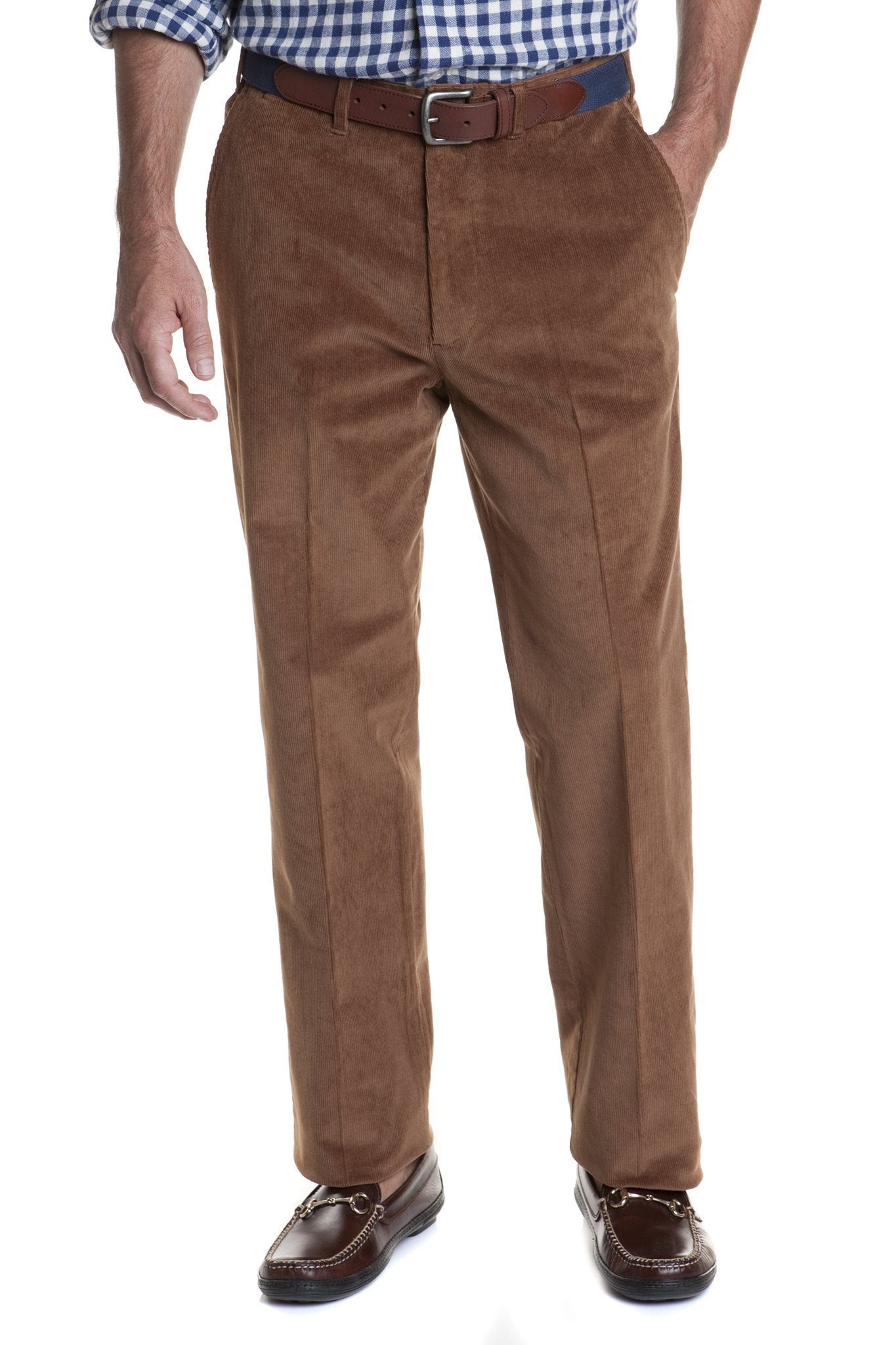 Stretch Corduroy Pants for Women - Comfortable Beachcomber Chocolate Brown Trousers for Casual Wear & Outdoor Activities