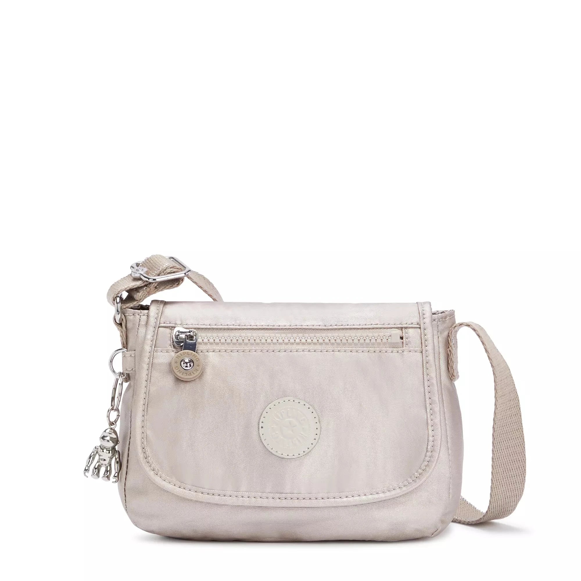 Kipling Sabian Metallic Crossbody Mini Bag - Stylish Small Shoulder Purse for Women | Perfect for Travel, Shopping & Everyday Use (Metallic Glow)