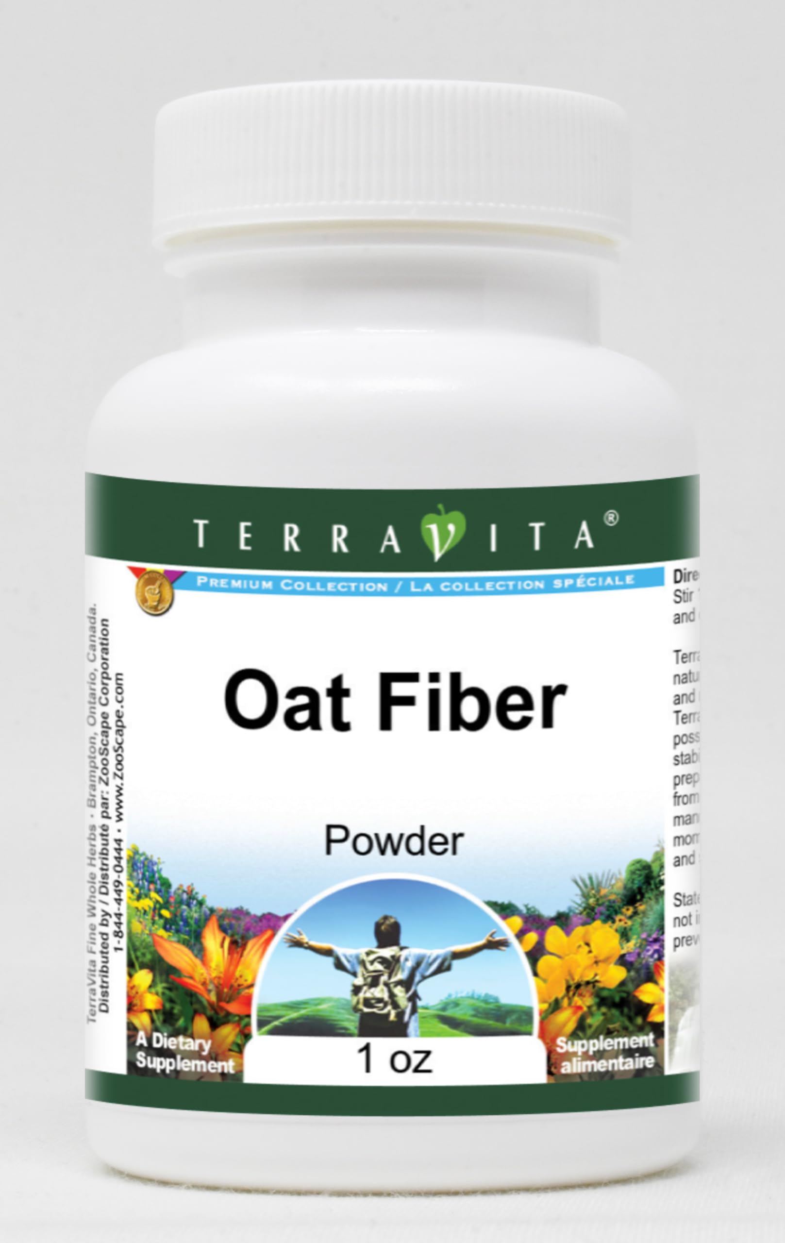 Organic Oat Fiber Powder - 1 oz (28g) | Gluten-Free, Non-GMO, Keto & Paleo Friendly | Perfect for Baking, Smoothies & Low-Carb Recipes | ZIN: 520953