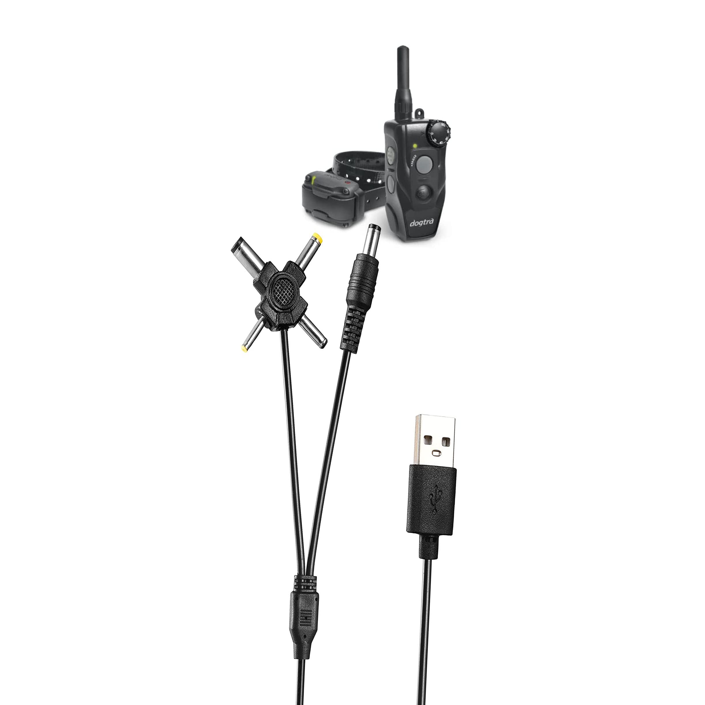 USB Charger Cable 5V 1A Power Cord for Dogtra SBC5V1000, 5.5mm No Bark Dog Training Collar - Compatible with 200C, 202C, 282C, iQ Plus, EF-3000, YS300, YS600, HK-X105-A05, HK-J105-A05 - 5ft Charging Cable for Home & Travel Use