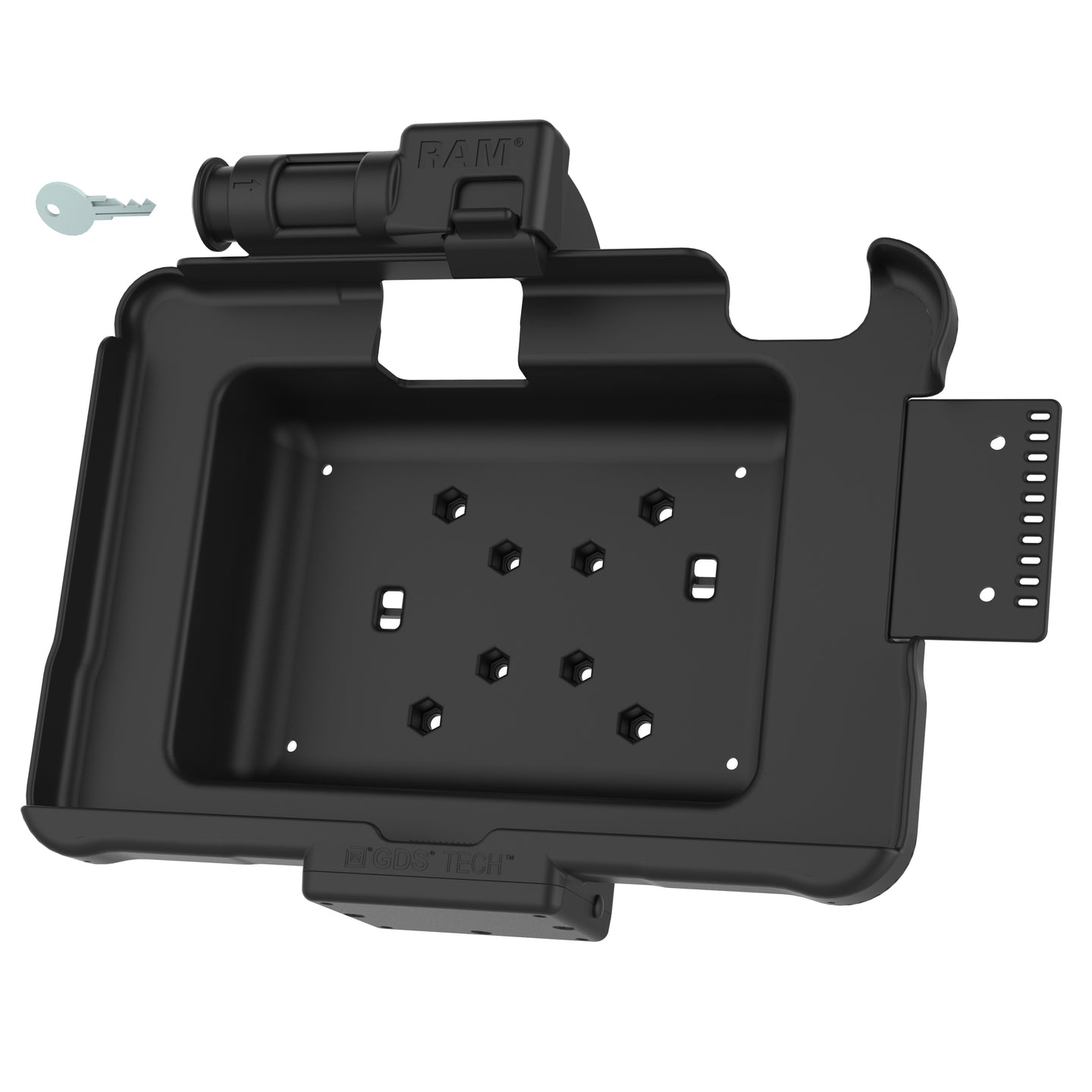 GDS® Key Locking Form Fit Holder for Zebra ET5x 10.1 Series (RAM HOL ZE11KLU) - Secure Mount for Mobile Computers in Warehouses, Retail & Logistics